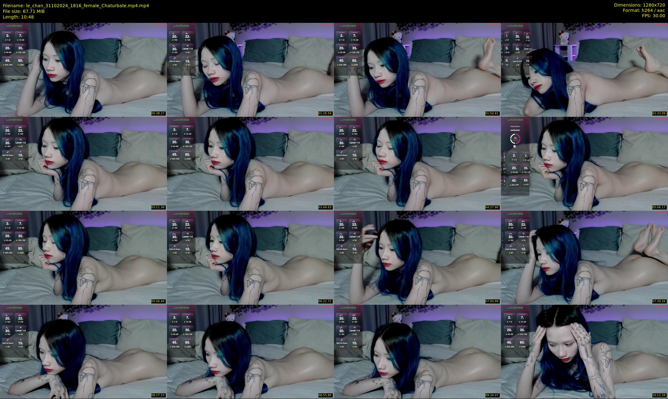 le_chan — 11 minute Chaturbate female cam show recording, 720p, Oct 31, 2024