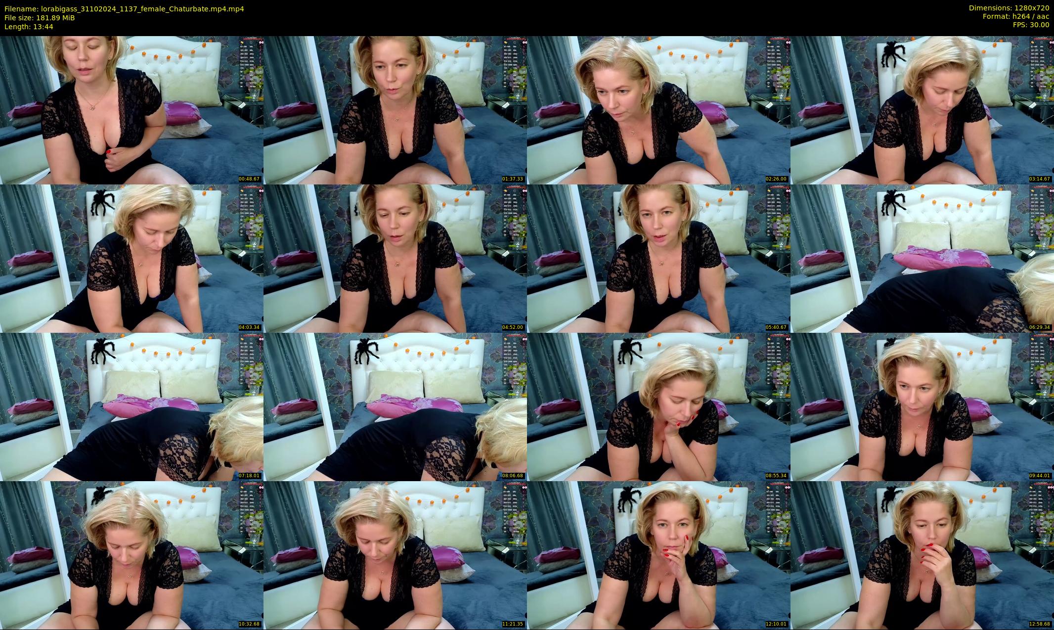 lorabigass — 14 minute Chaturbate female cam show recording, 720p, Oct 31, 2024