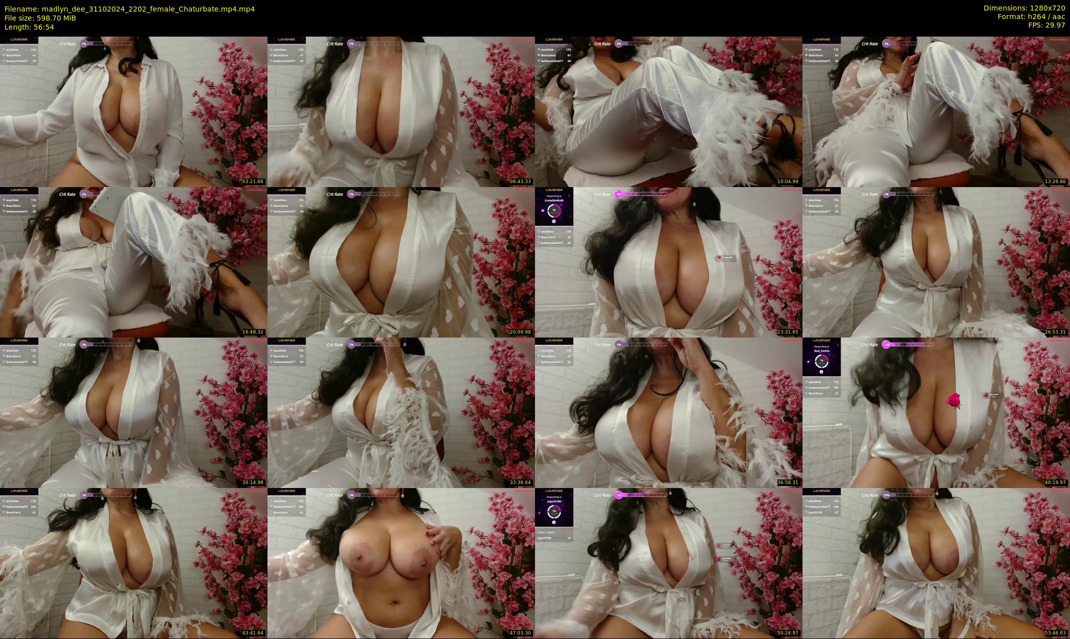 madlyn_dee — 57 minute Chaturbate female cam show recording, 720p, Oct 31, 2024
