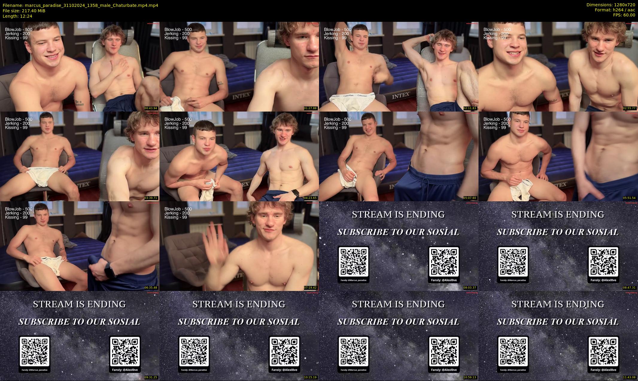 marcus_paradise — 13 minute Chaturbate male cam show recording, 720p, Oct 31, 2024