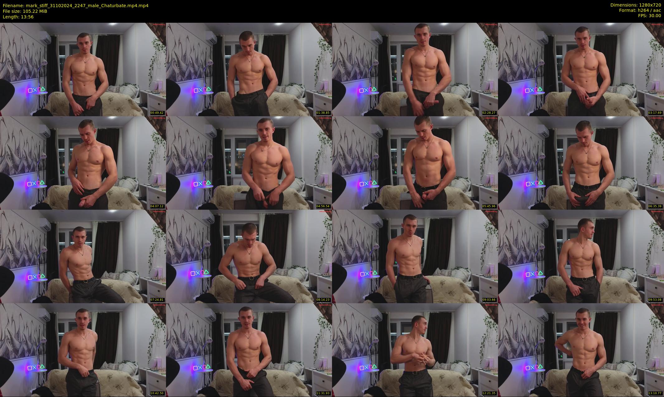 mark_stiff — 14 minute Chaturbate male cam show recording, 720p, Oct 31, 2024