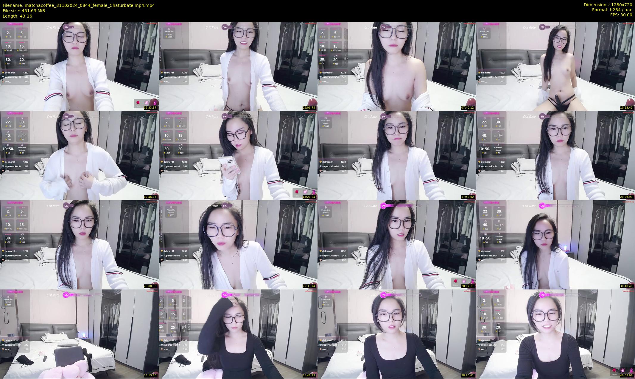 matchacoffee — 44 minute Chaturbate female cam show recording, 720p, Oct 31, 2024