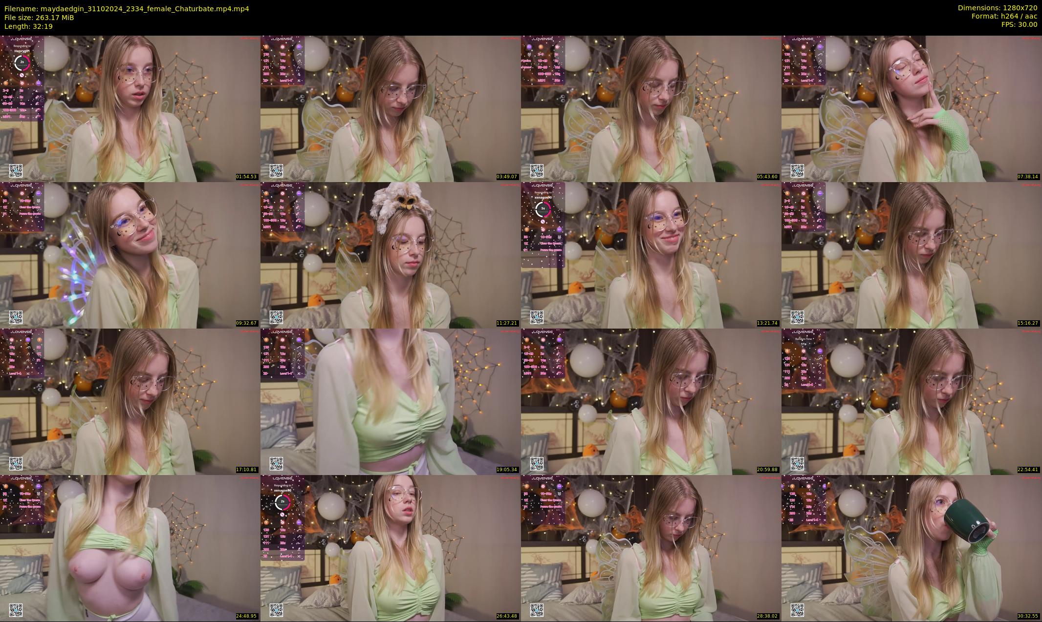 maydaedgin — 33 minute Chaturbate female cam show recording, 720p, Oct 31, 2024