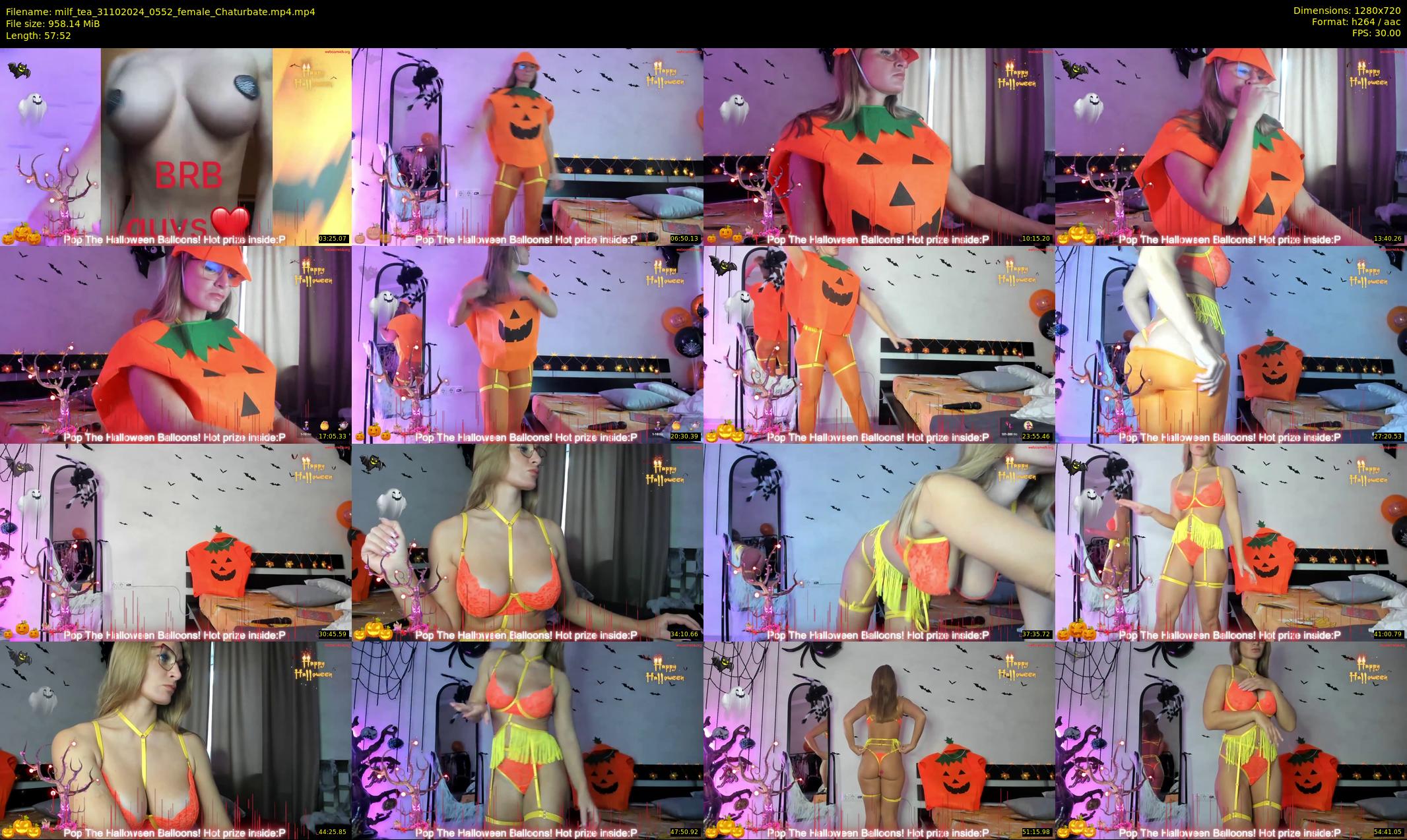 milf_tea — 58 minute Chaturbate female cam show recording, 720p, Oct 31, 2024