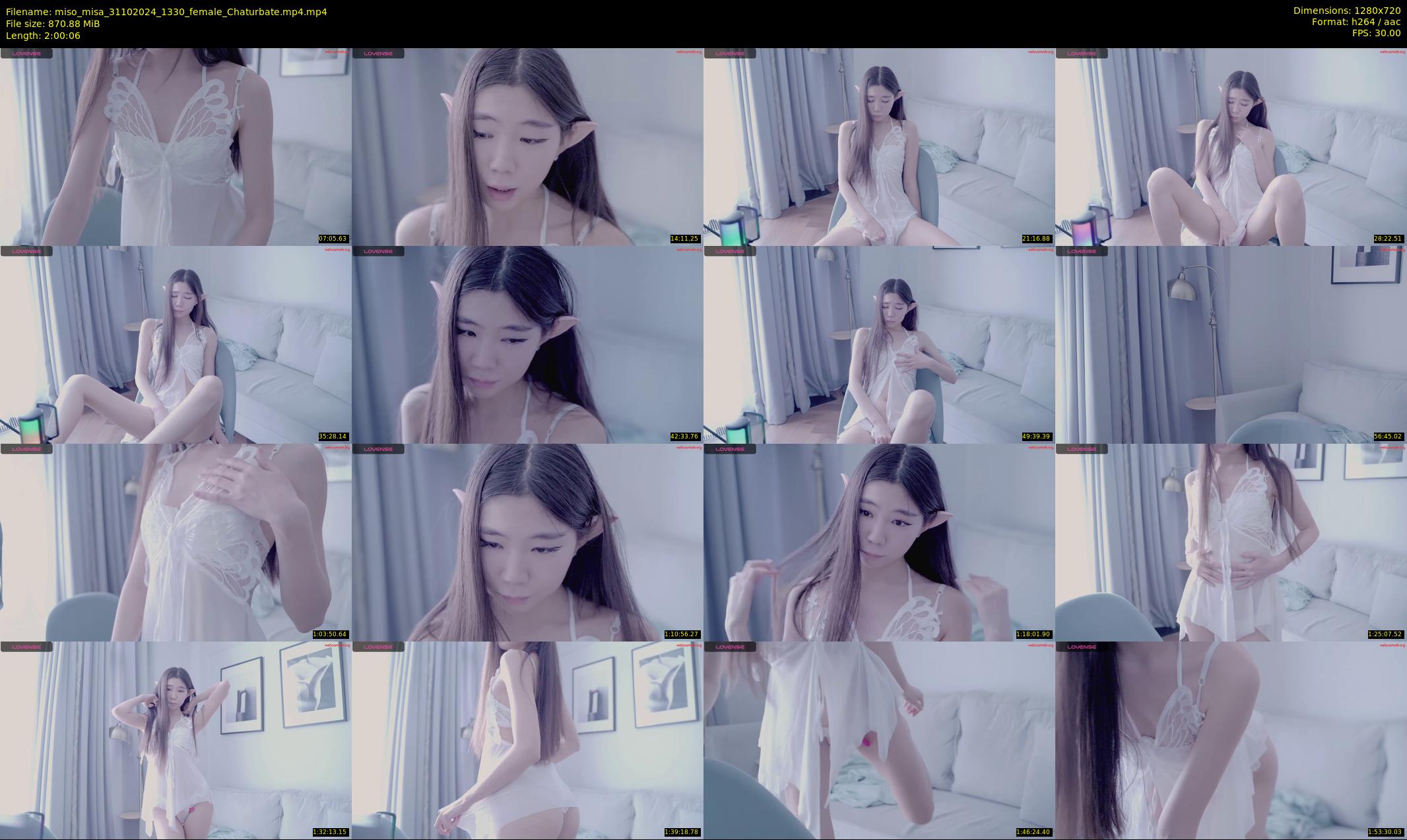 miso_misa — 121 minute Chaturbate female cam show recording, 720p, Oct 31, 2024