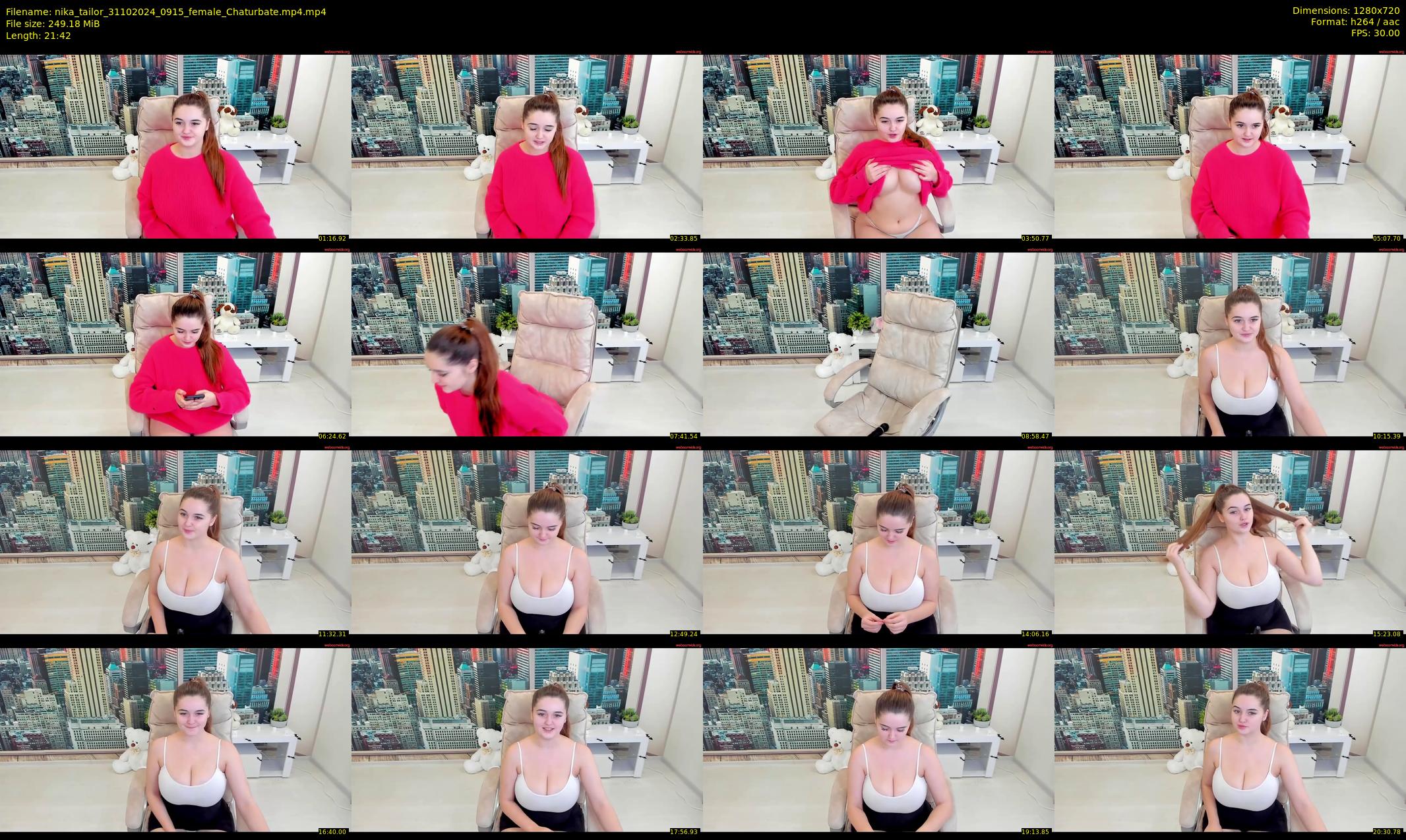 nika_tailor — 22 minute Chaturbate female cam show recording, 720p, Oct 31, 2024