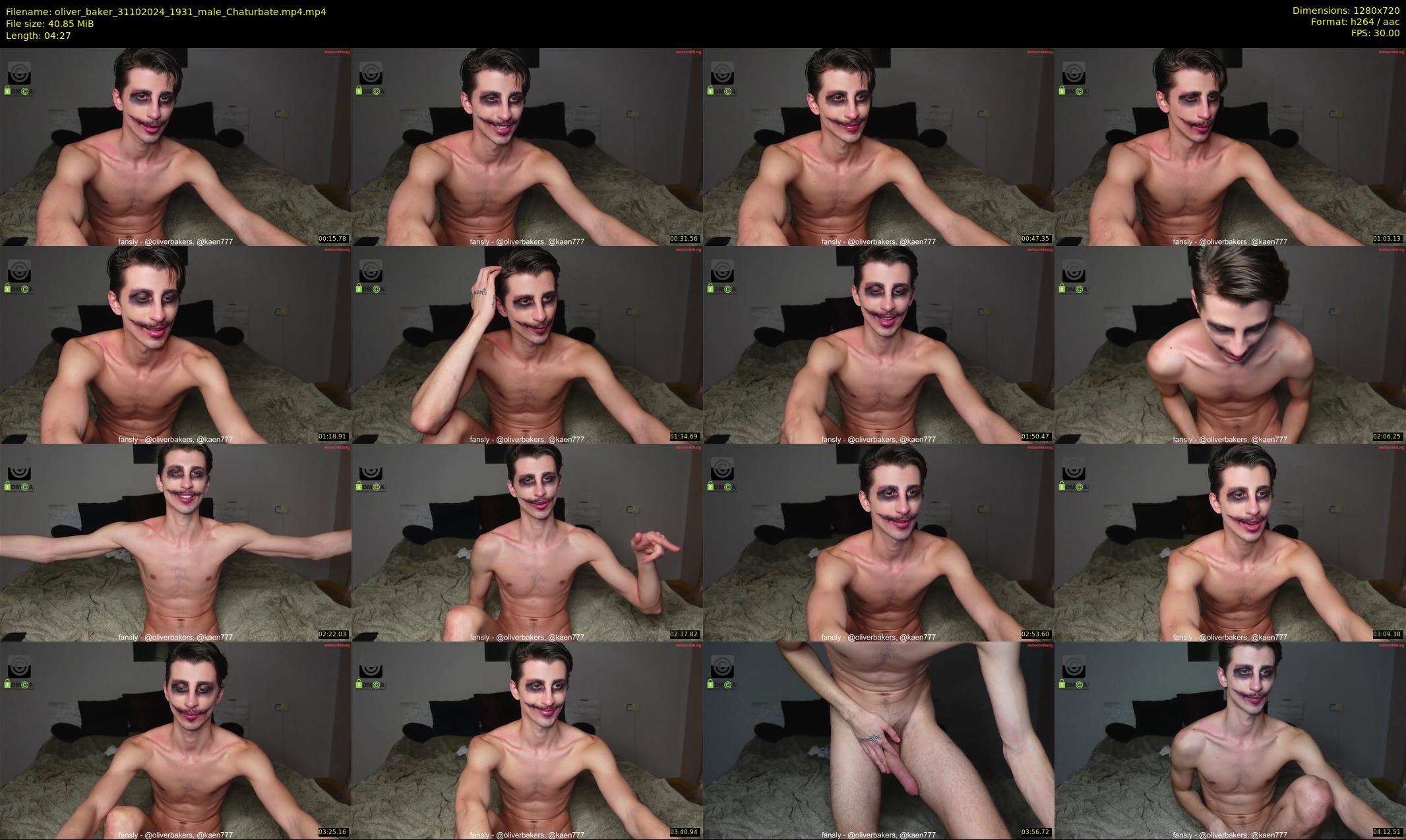 oliver_baker — 5 minute Chaturbate male cam show recording, 720p, Oct 31, 2024