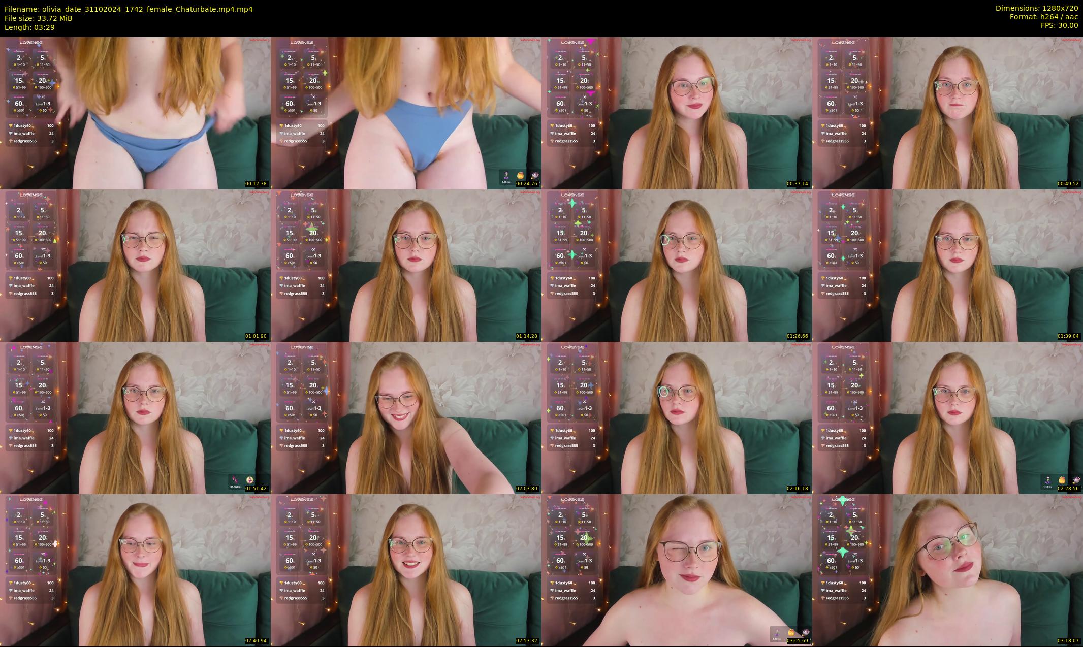 olivia_date — 4 minute Chaturbate female cam show recording, 720p, Oct 31, 2024