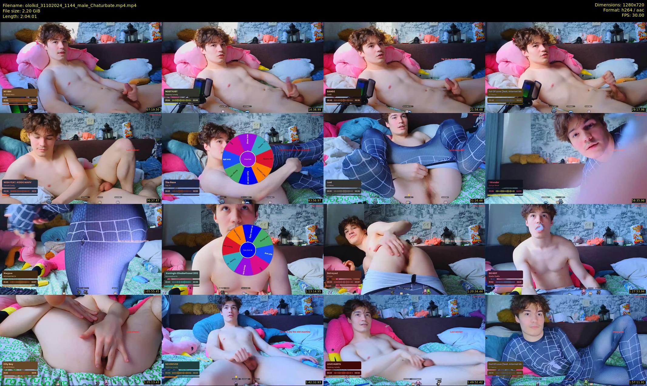ololkd — 125 minute Chaturbate male cam show recording, 720p, Oct 31, 2024