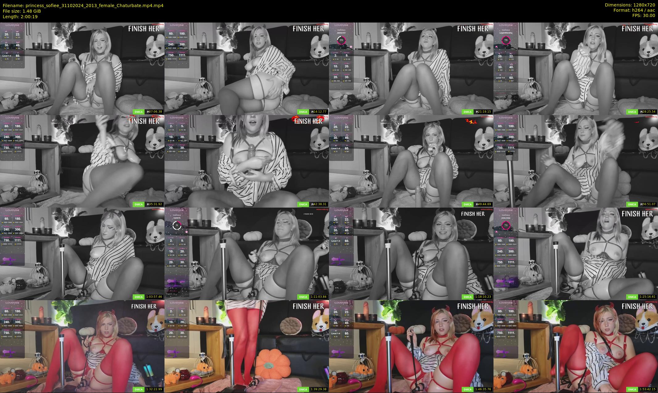 princess_sofiee — 121 minute Chaturbate female cam show recording, 720p, Oct 31, 2024