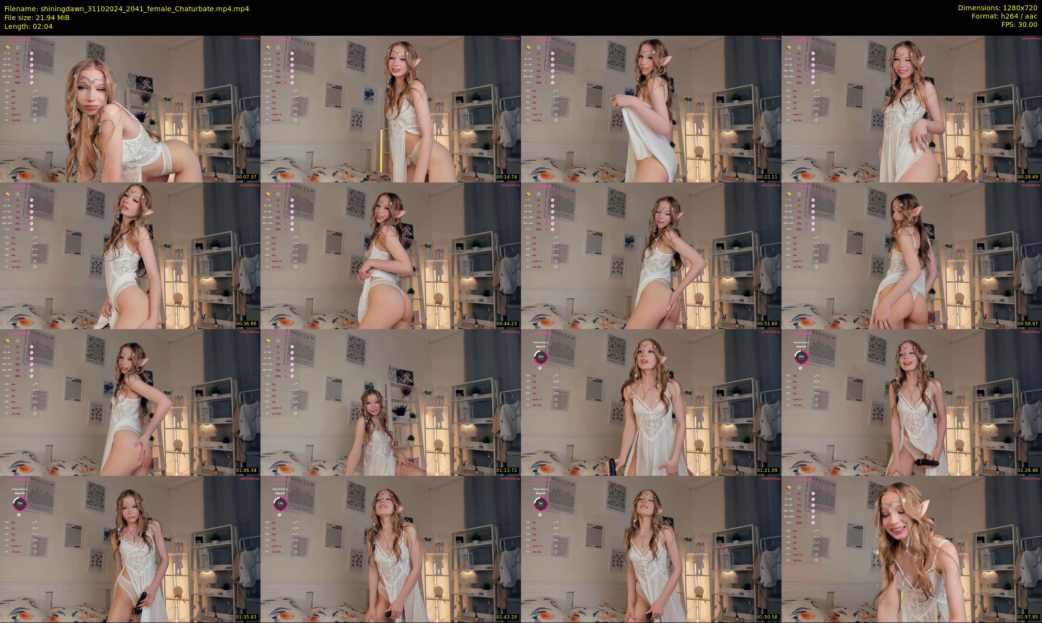 shiningdawn — 3 minute Chaturbate female cam show recording, 720p, Oct 31, 2024