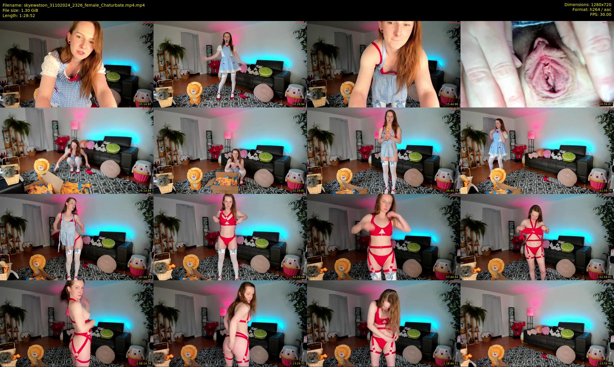 skyewatson — 89 minute Chaturbate female cam show recording, 720p, Oct 31, 2024