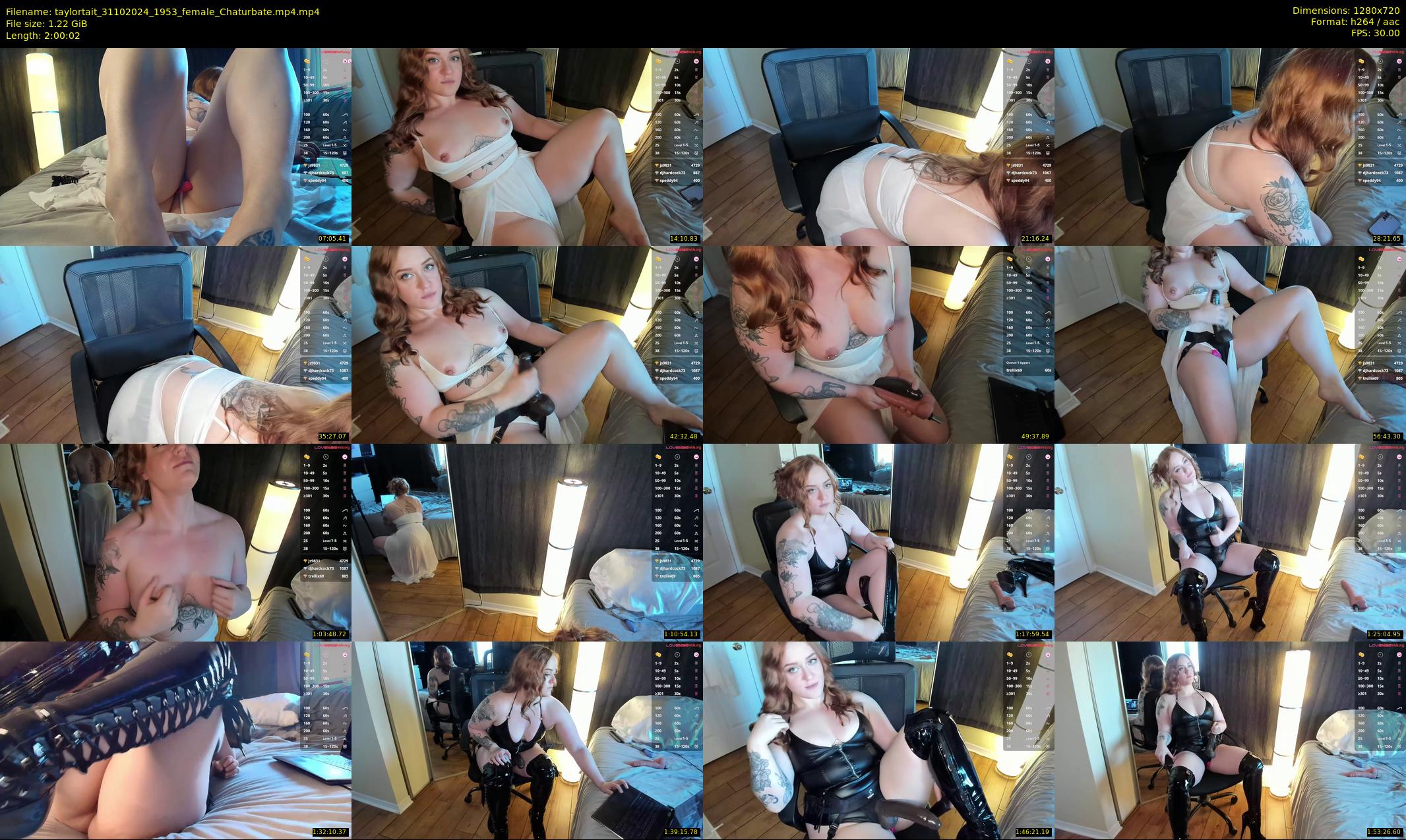 taylortait — 121 minute Chaturbate couple cam show recording, 720p, Oct 31, 2024