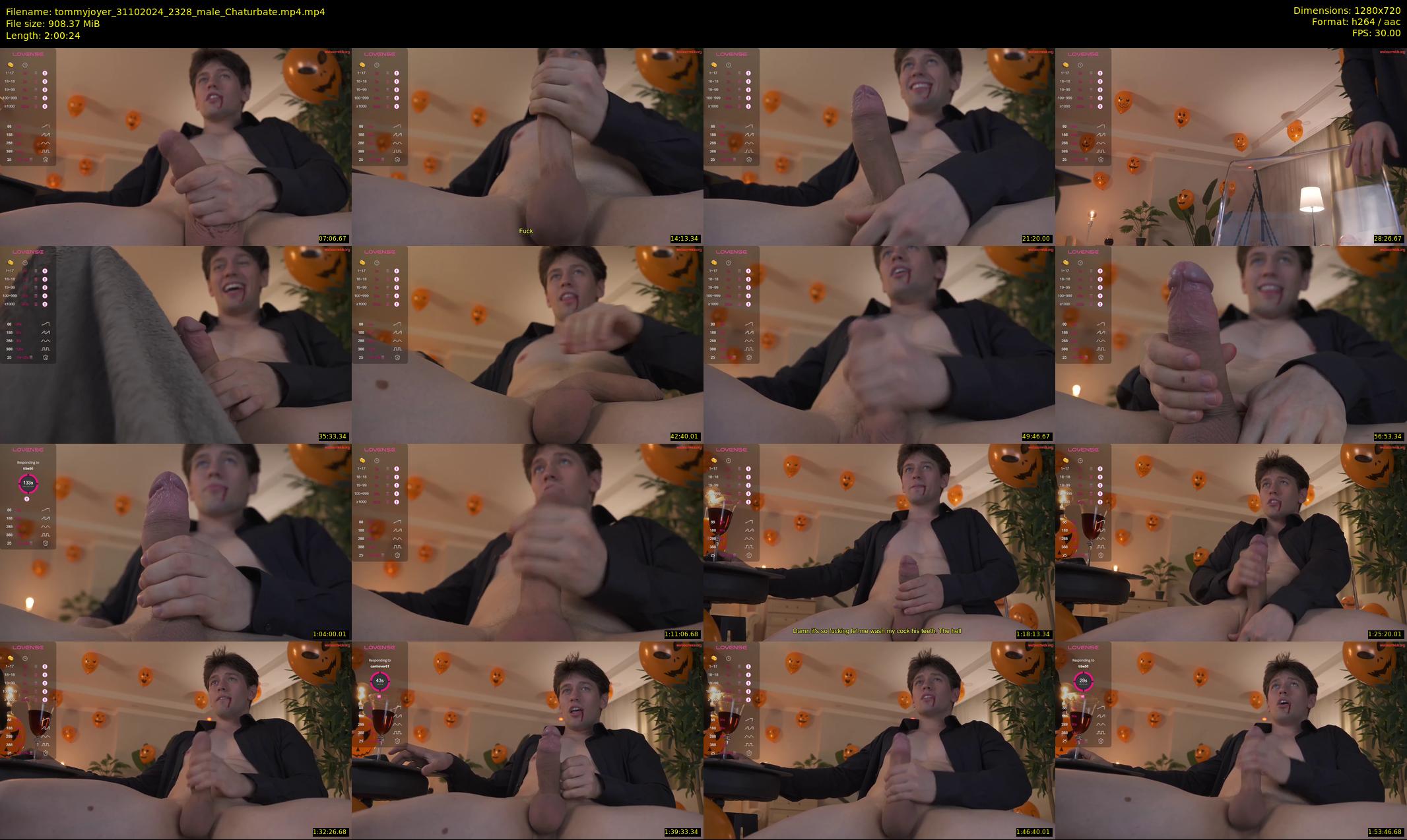 tommyjoyer — 121 minute Chaturbate male cam show recording, 720p, Oct 31, 2024