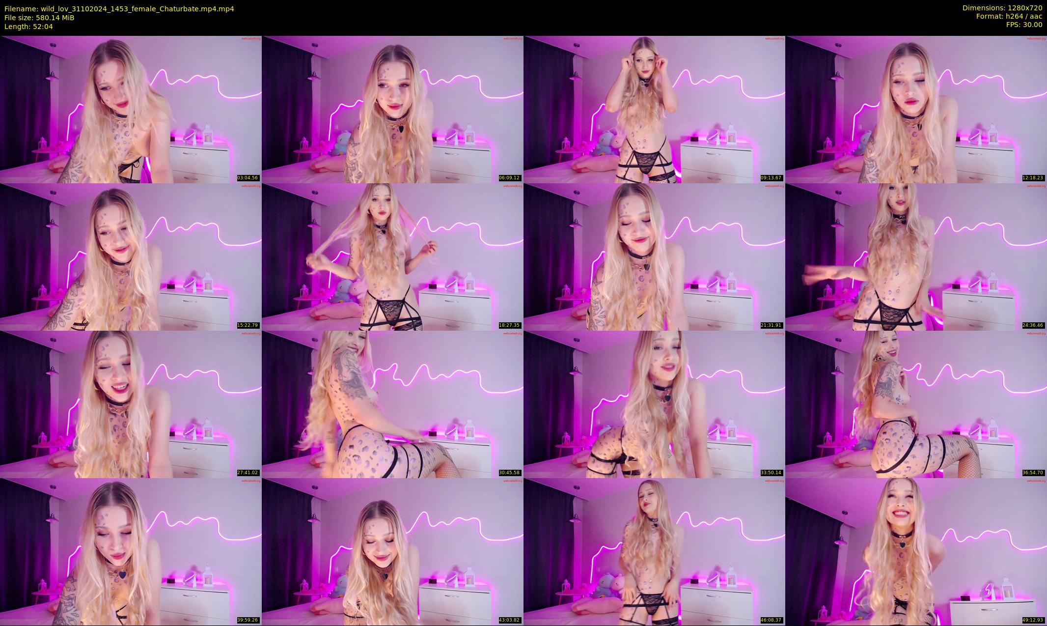 wild_lov — 53 minute Chaturbate female cam show recording, 720p, Oct 31, 2024