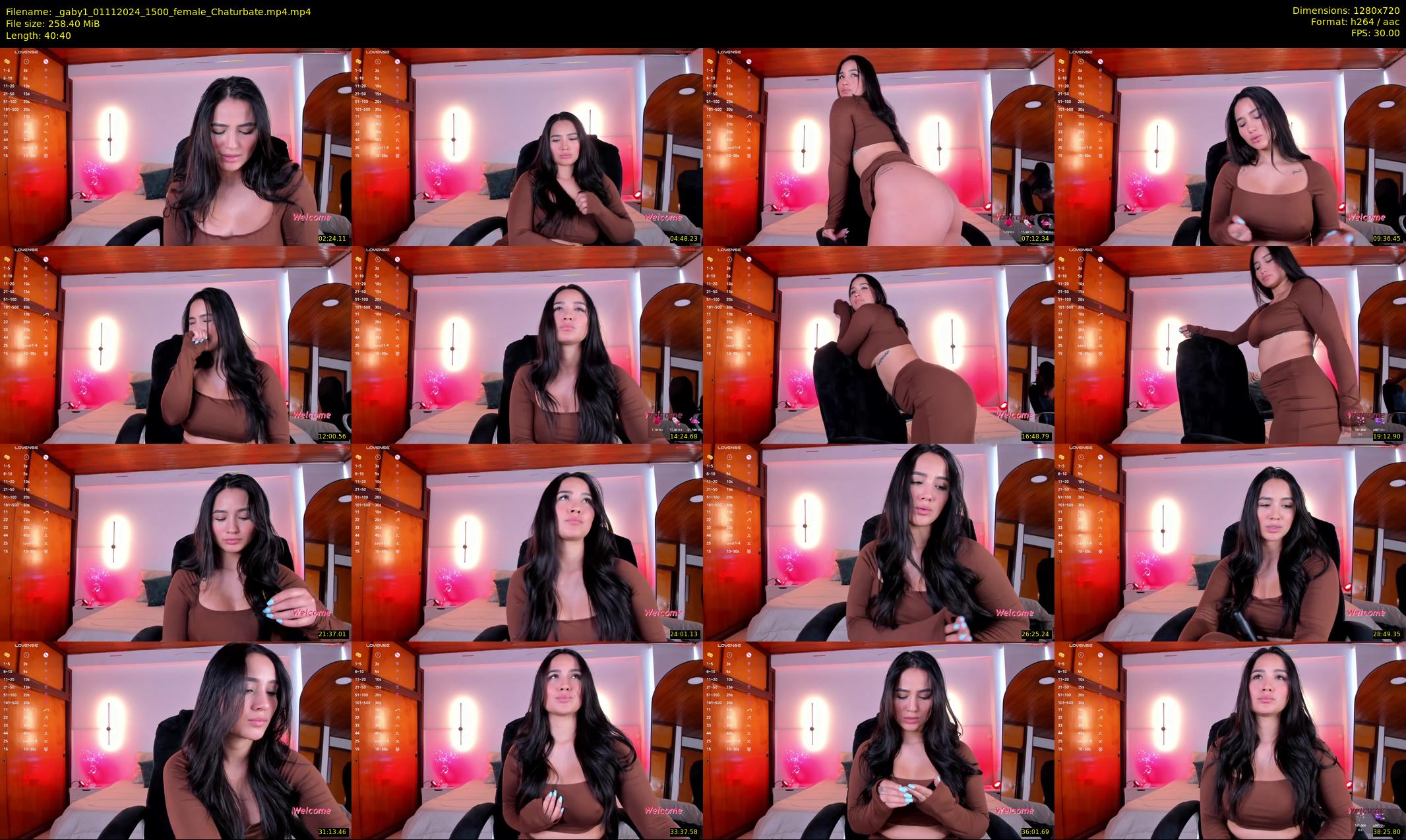 _gaby1 — 41 minute Chaturbate female cam show recording, 720p, Nov 1, 2024