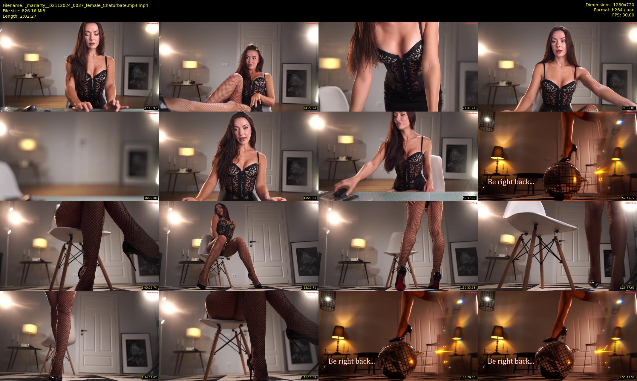 _mariarty_ — 123 minute Chaturbate female cam show recording, 720p, Nov 2, 2024