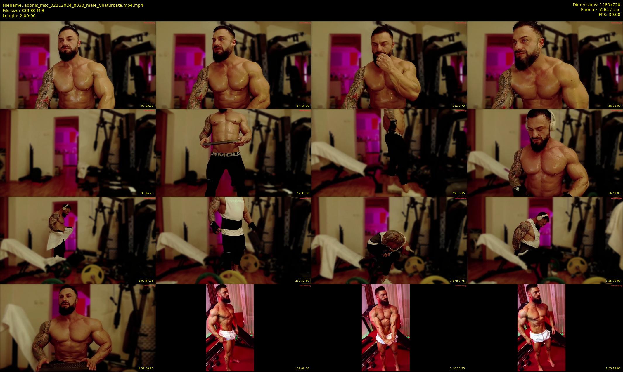 adonis_msc — 120 minute Chaturbate male cam show recording, 720p, Nov 2, 2024