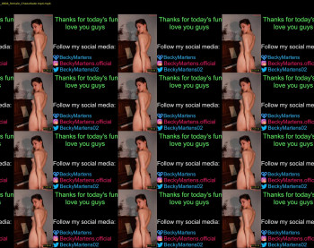 beckymartens — 34 minute Chaturbate female cam show recording, 720p, Nov 1, 2024