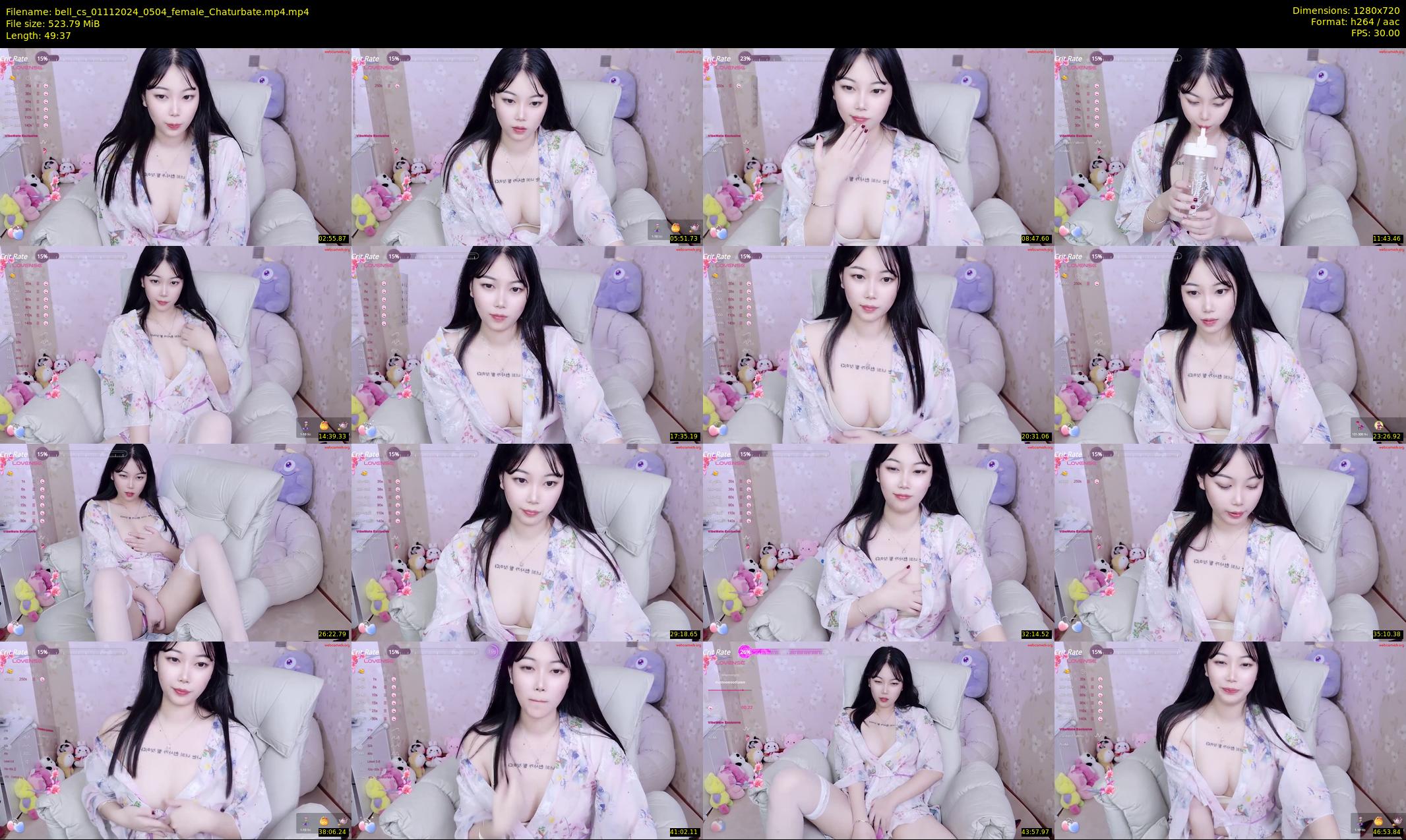 bell_cs — 50 minute Chaturbate female cam show recording, 720p, Nov 1, 2024