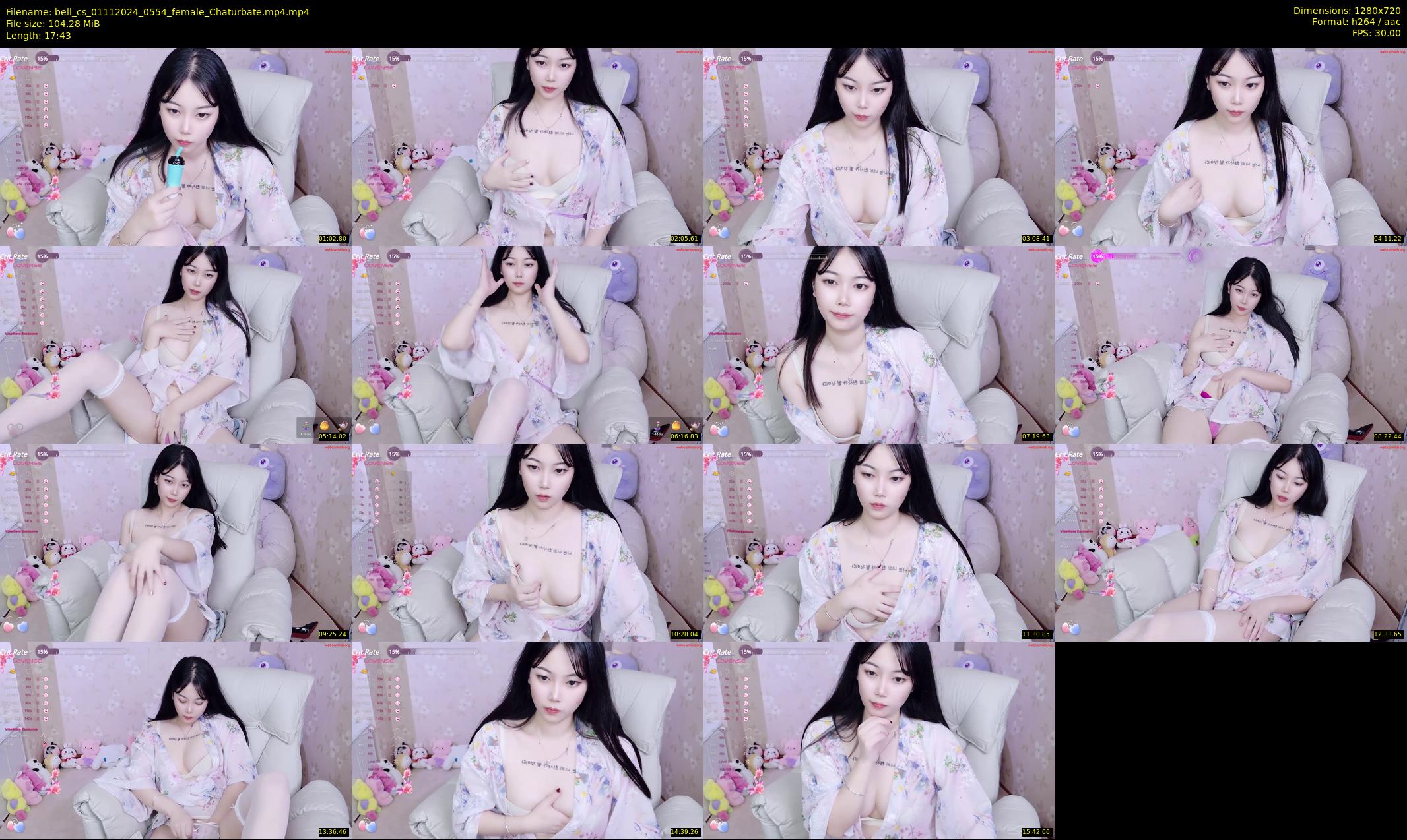 bell_cs — 18 minute Chaturbate female cam show recording, 720p, Nov 1, 2024