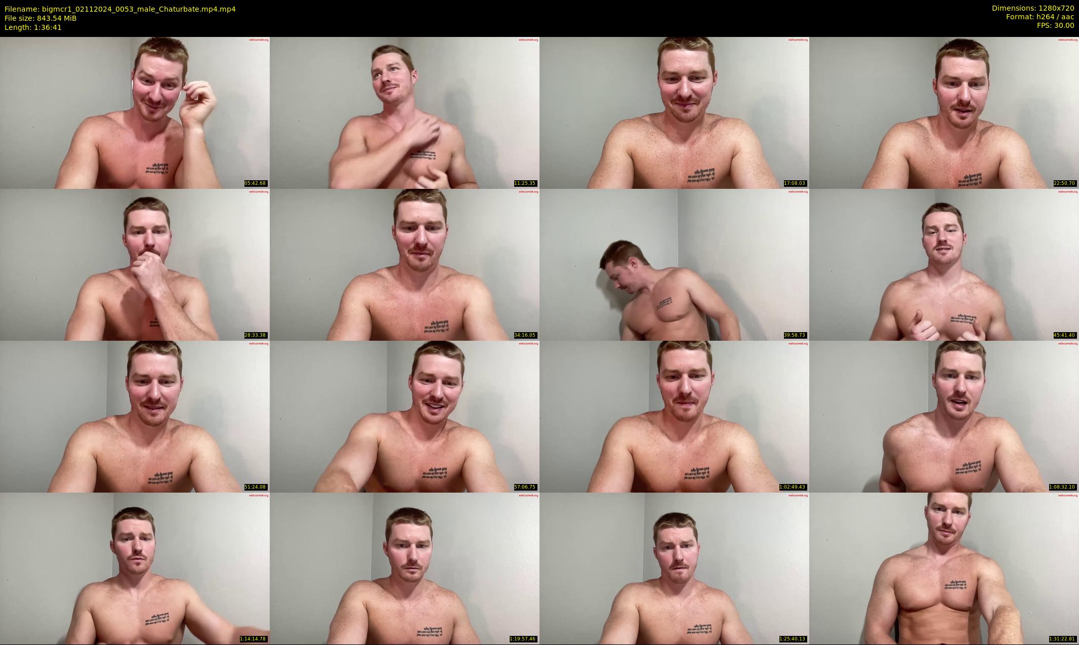 bigmcr1 — 97 minute Chaturbate male cam show recording, 720p, Nov 2, 2024
