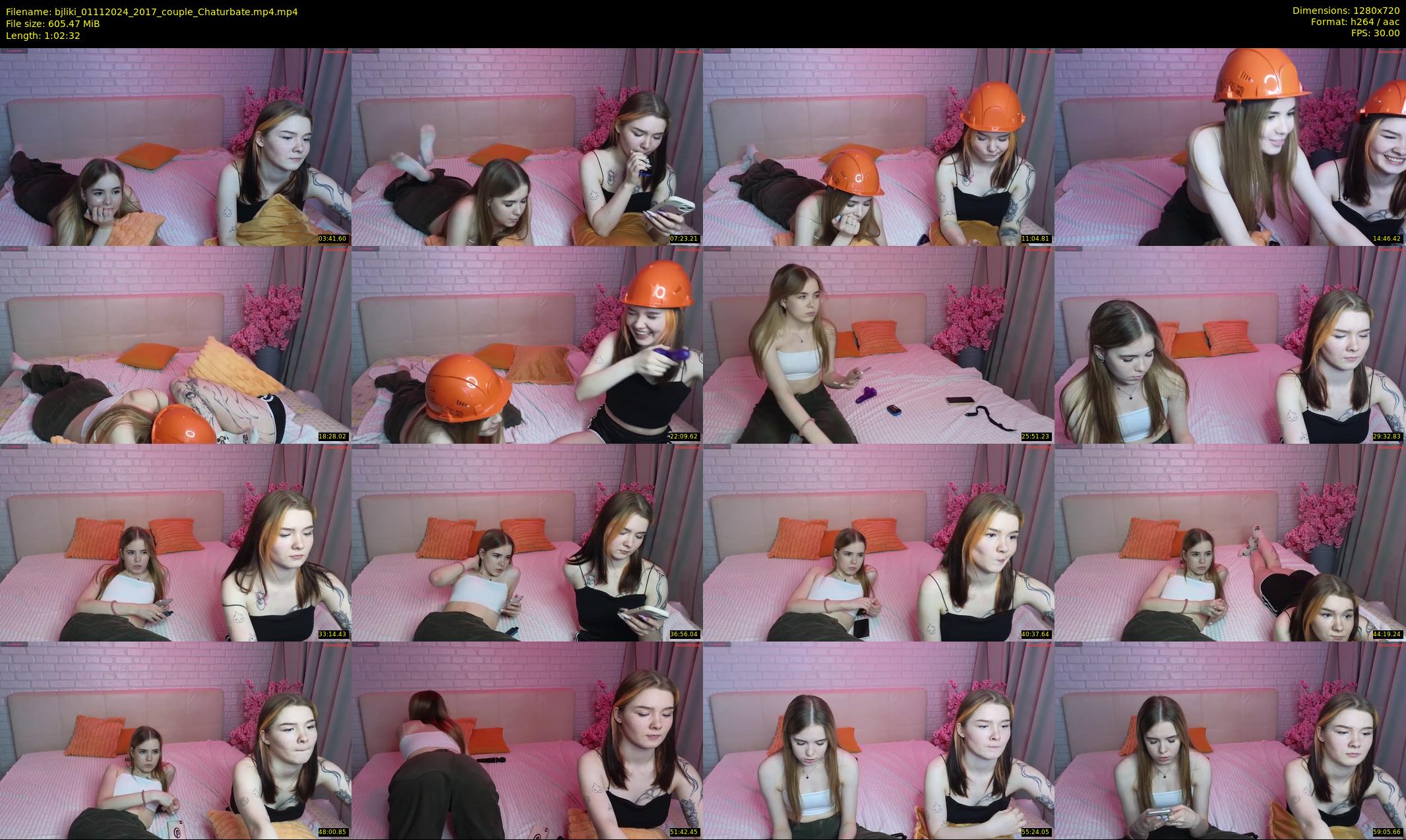 bjliki — 63 minute Chaturbate couple cam show recording, 720p, Nov 1, 2024