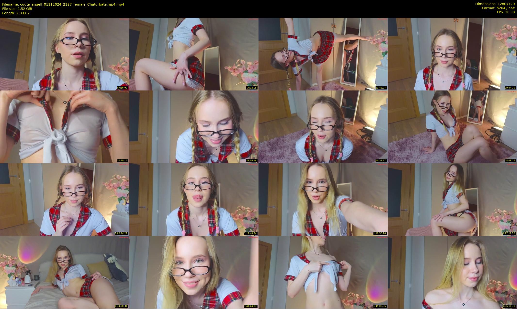 cuute_angell — 124 minute Chaturbate female cam show recording, 720p, Nov 1, 2024