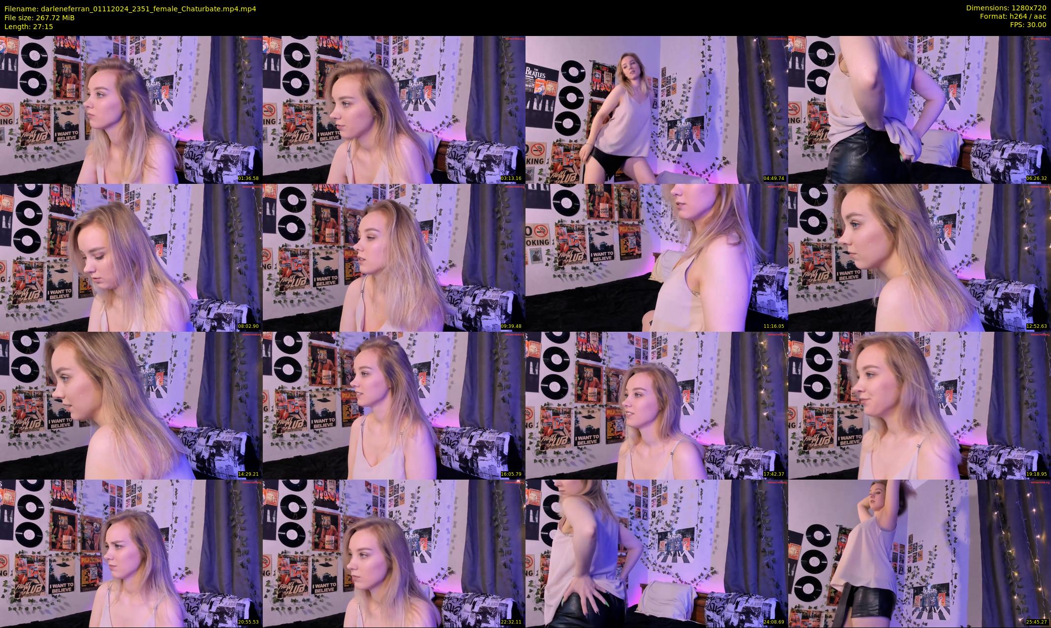 darleneferran — 28 minute Chaturbate female cam show recording, 720p, Nov 1, 2024