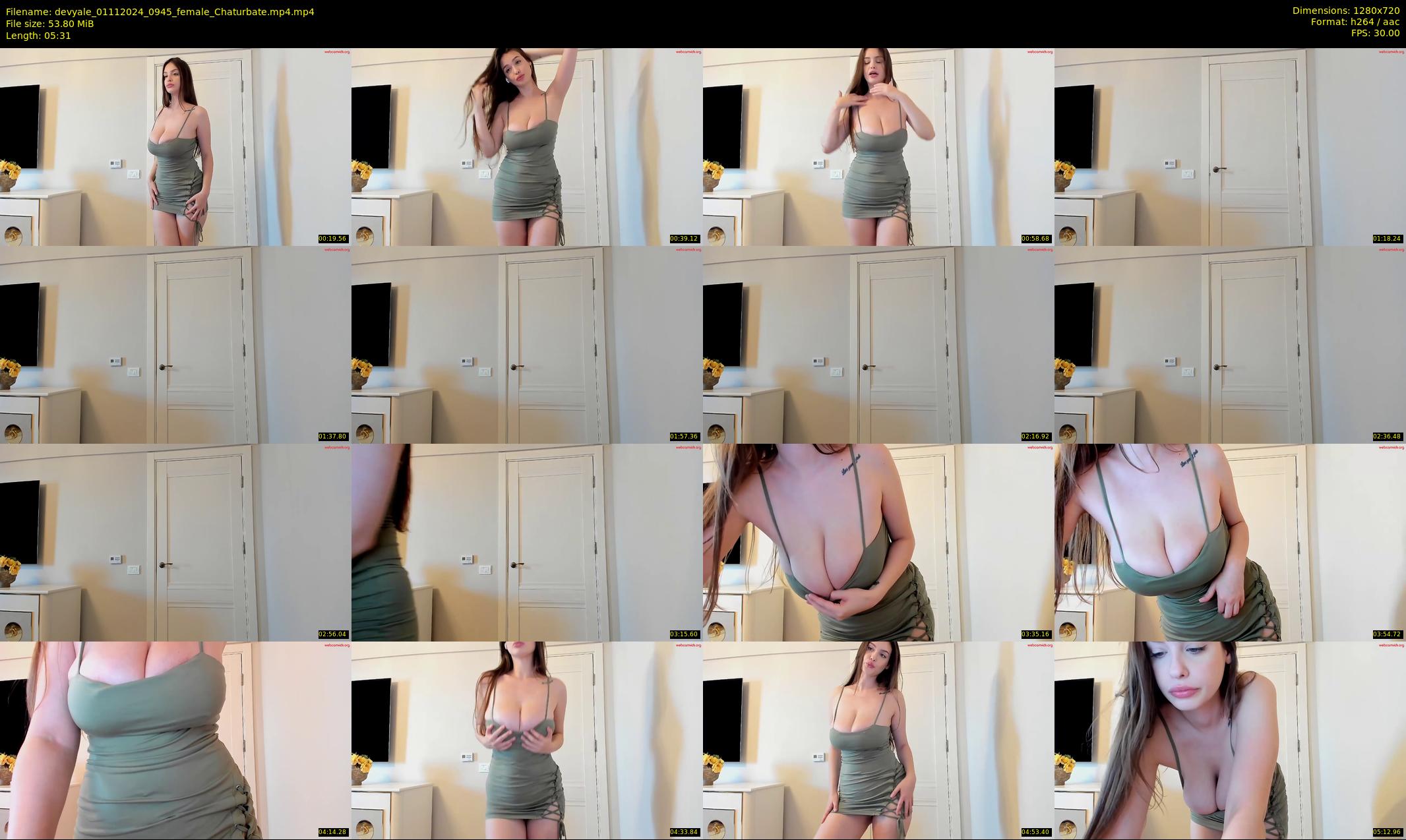 devyale — 6 minute Chaturbate female cam show recording, 720p, Nov 1, 2024