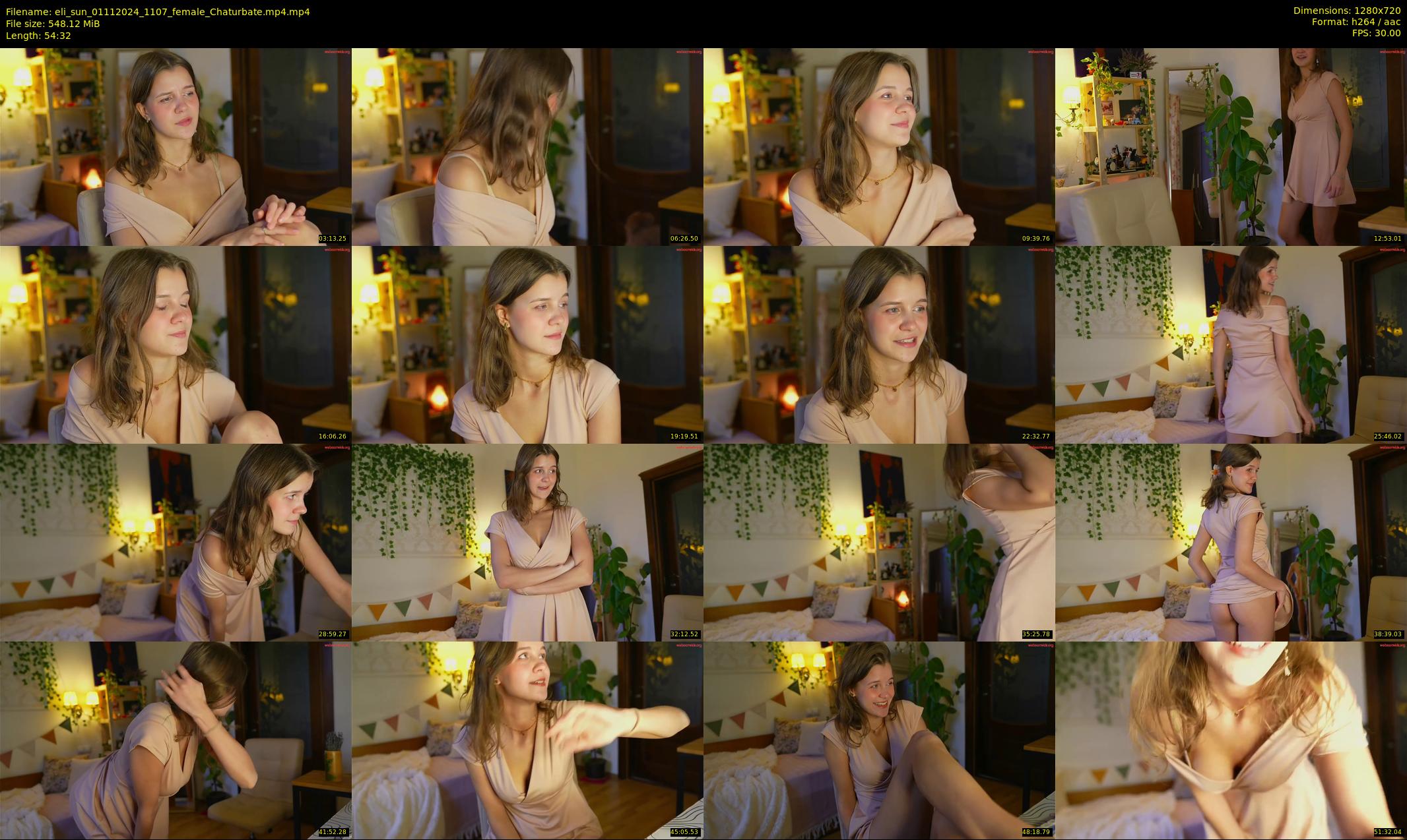 eli_sun — 55 minute Chaturbate female cam show recording, 720p, Nov 1, 2024