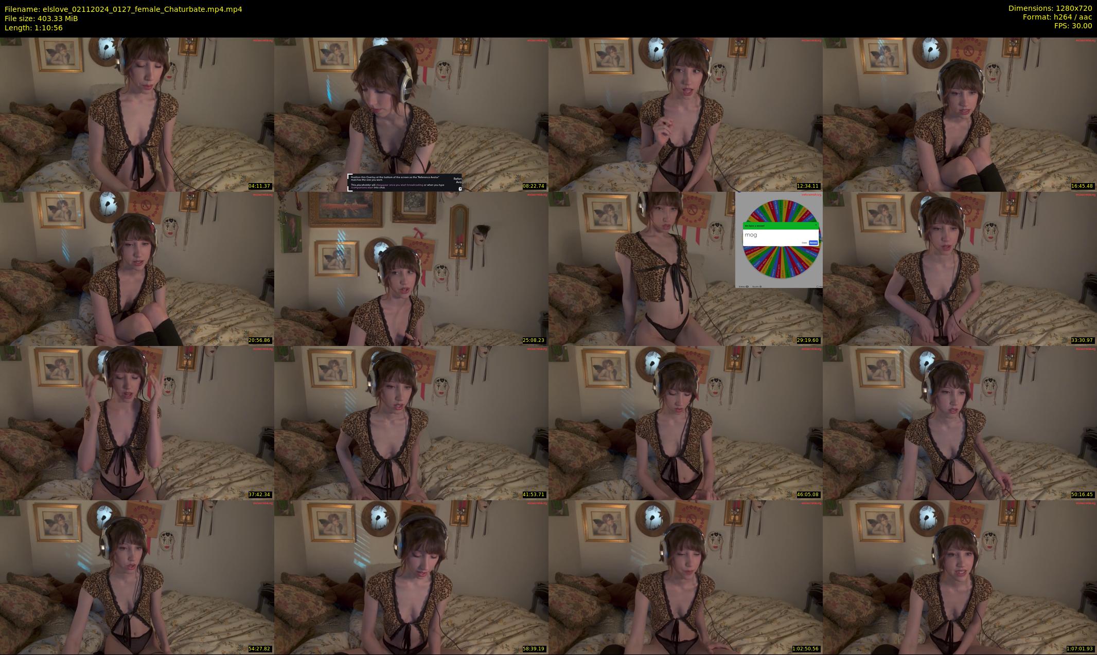 elslove — 71 minute Chaturbate female cam show recording, 720p, Nov 2, 2024