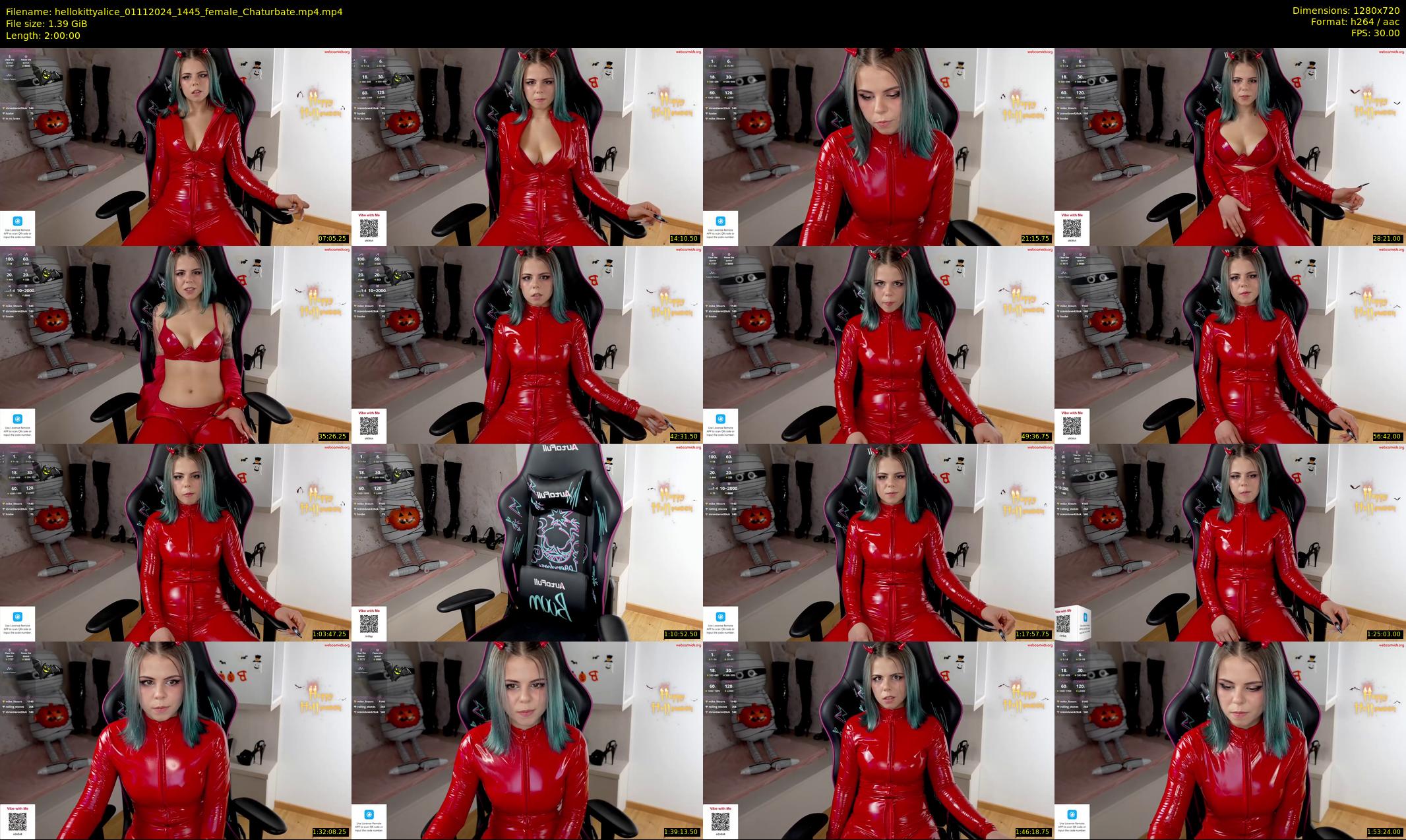 hellokittyalice — 120 minute Chaturbate female cam show recording, 720p, Nov 1, 2024