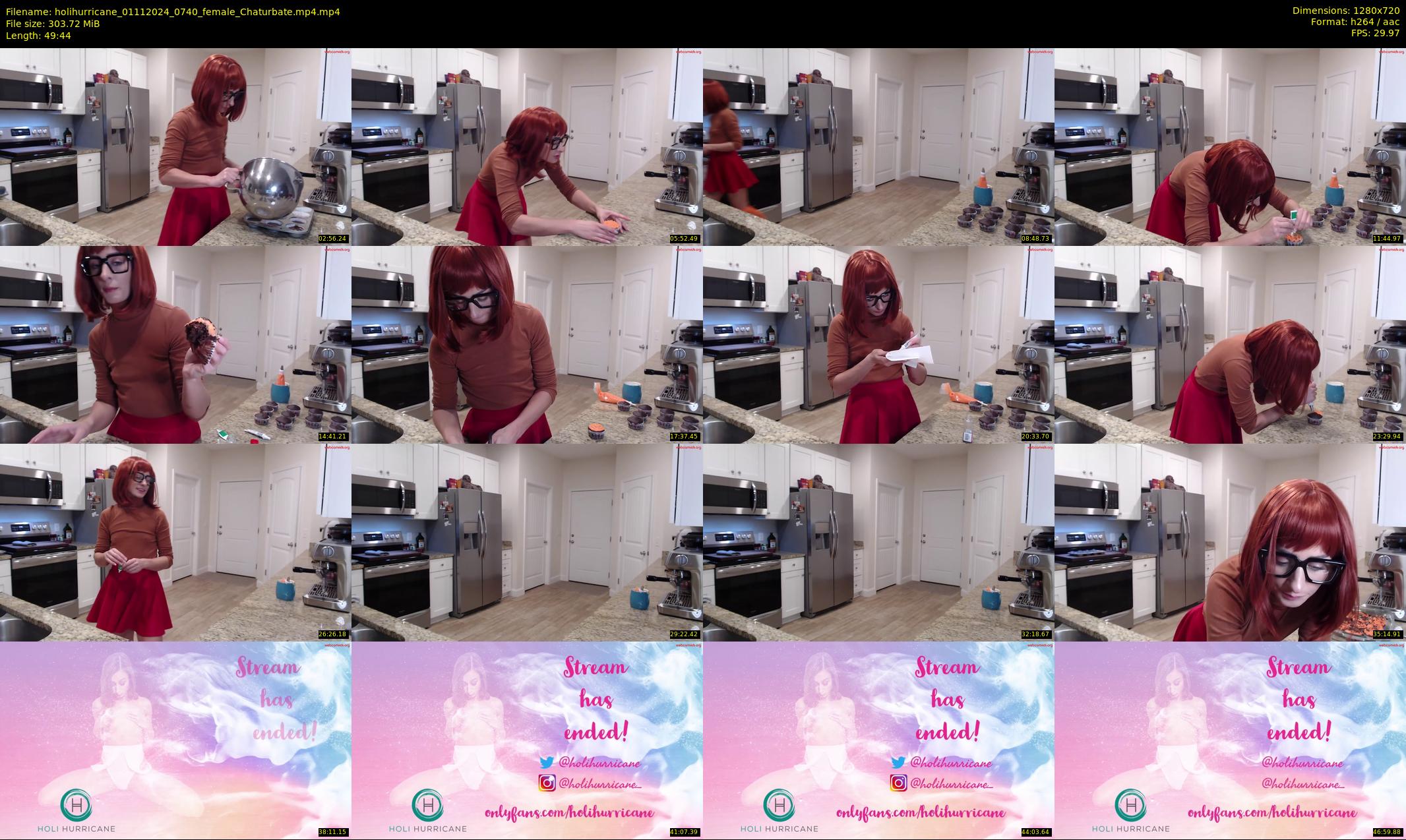 holihurricane — 50 minute Chaturbate female cam show recording, 720p, Nov 1, 2024