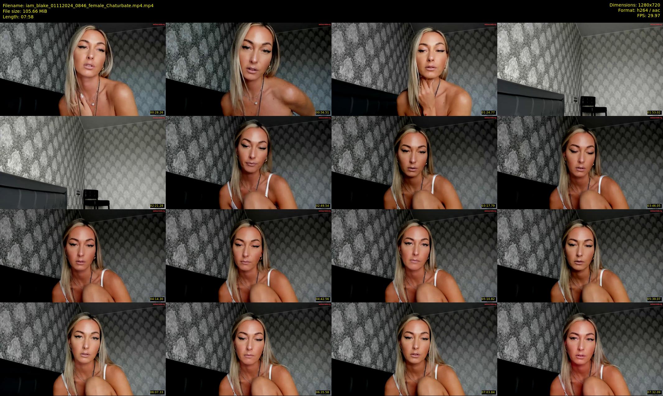 iam_blake — 8 minute Chaturbate female cam show recording, 720p, Nov 1, 2024