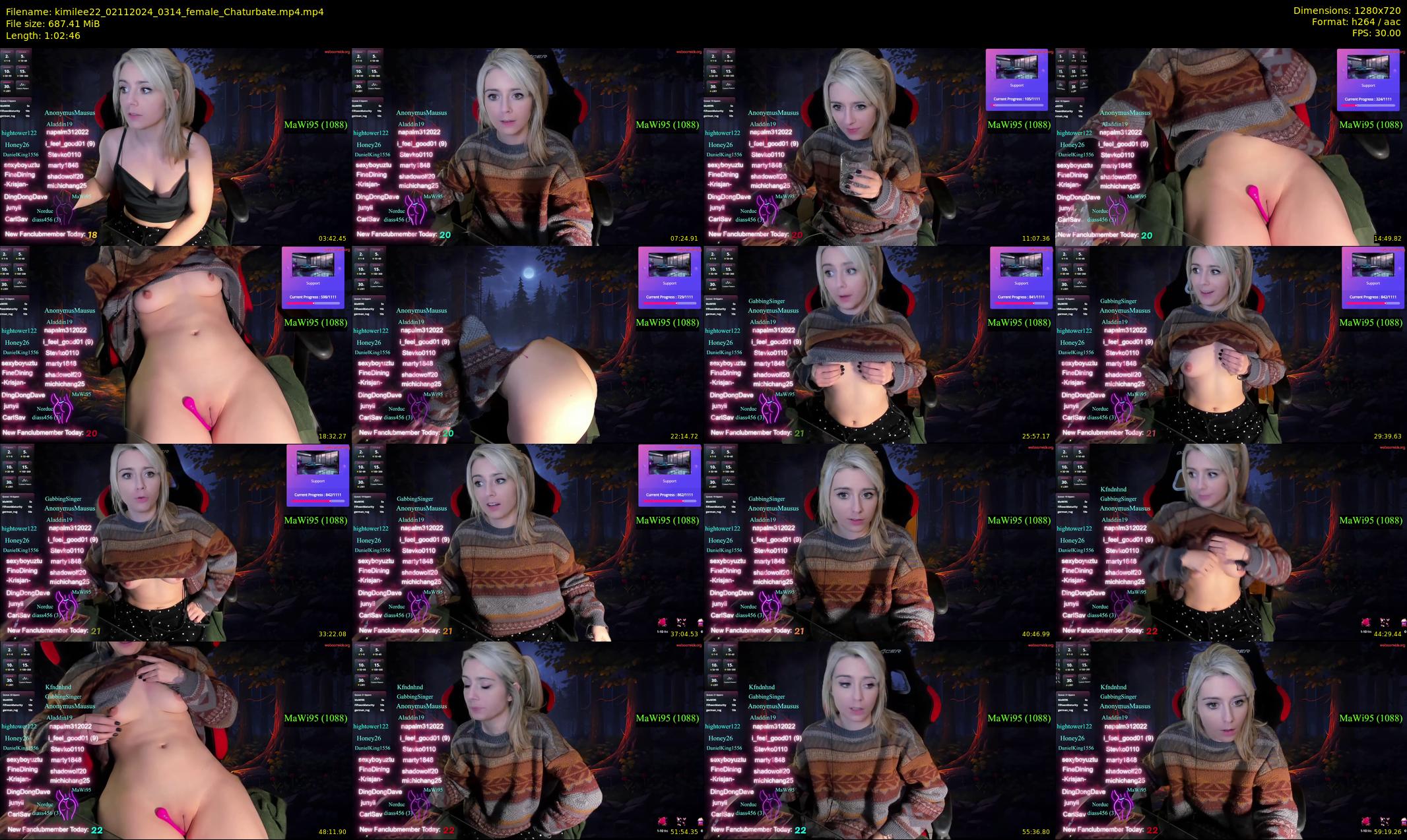 kimilee22 — 63 minute Chaturbate female cam show recording, 720p, Nov 2, 2024