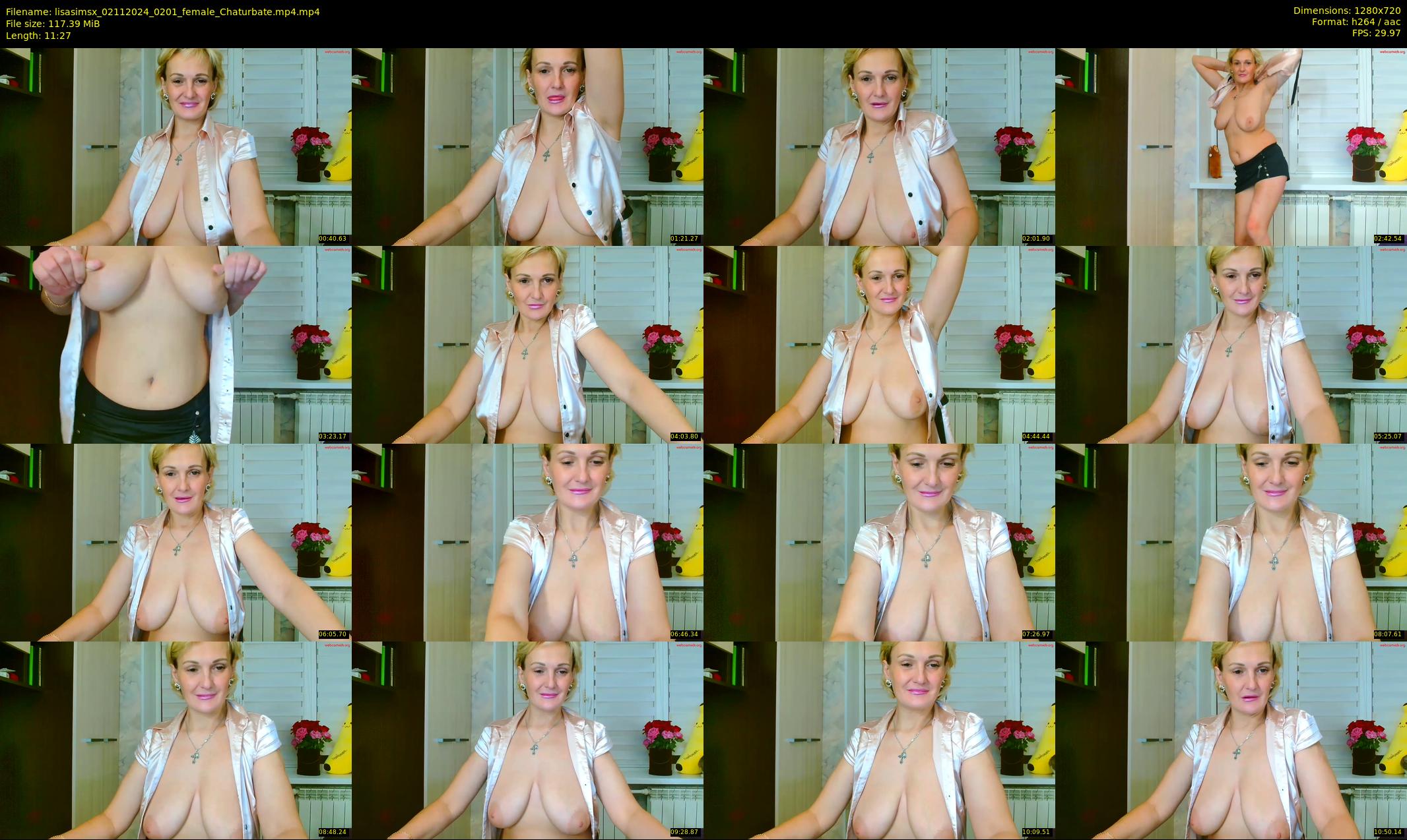lisasimsx — 12 minute Chaturbate female cam show recording, 720p, Nov 2, 2024