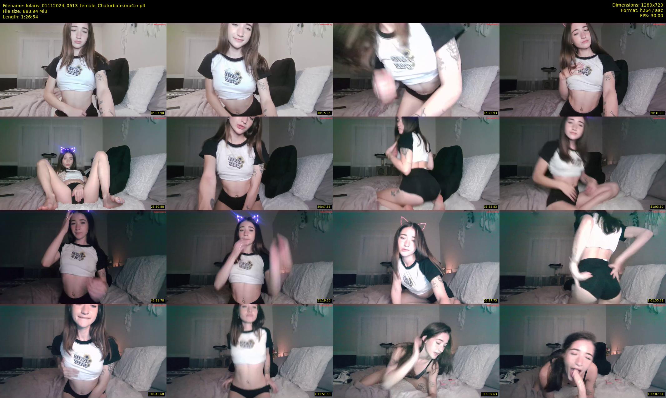 lolariv — 87 minute Chaturbate female cam show recording, 720p, Nov 1, 2024