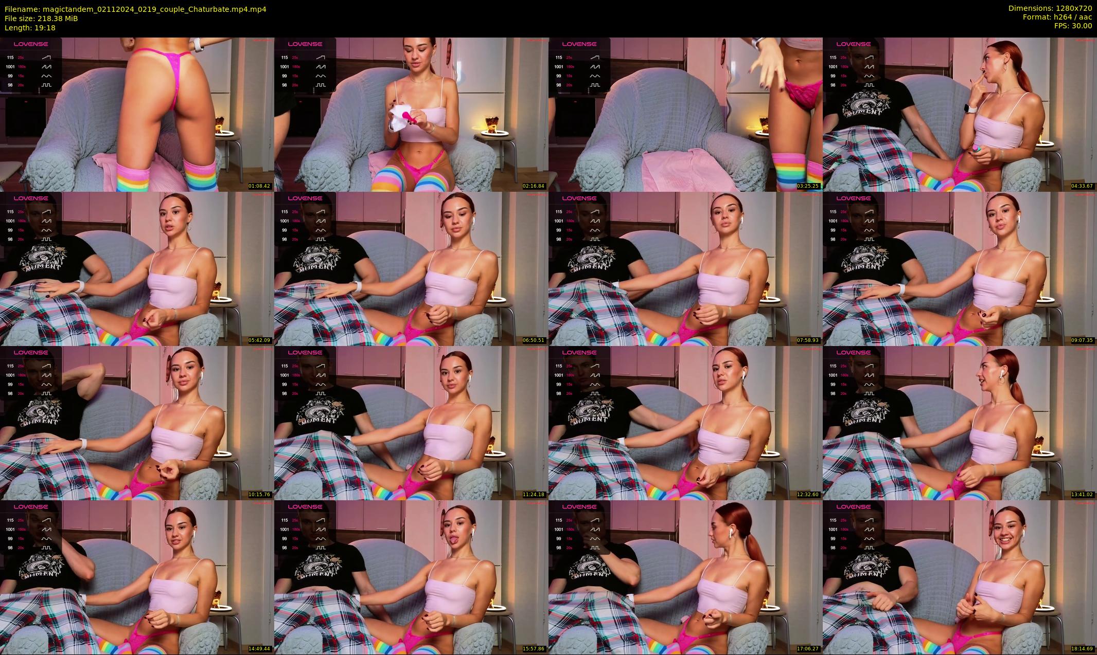 magictandem — 20 minute Chaturbate couple cam show recording, 720p, Nov 2, 2024