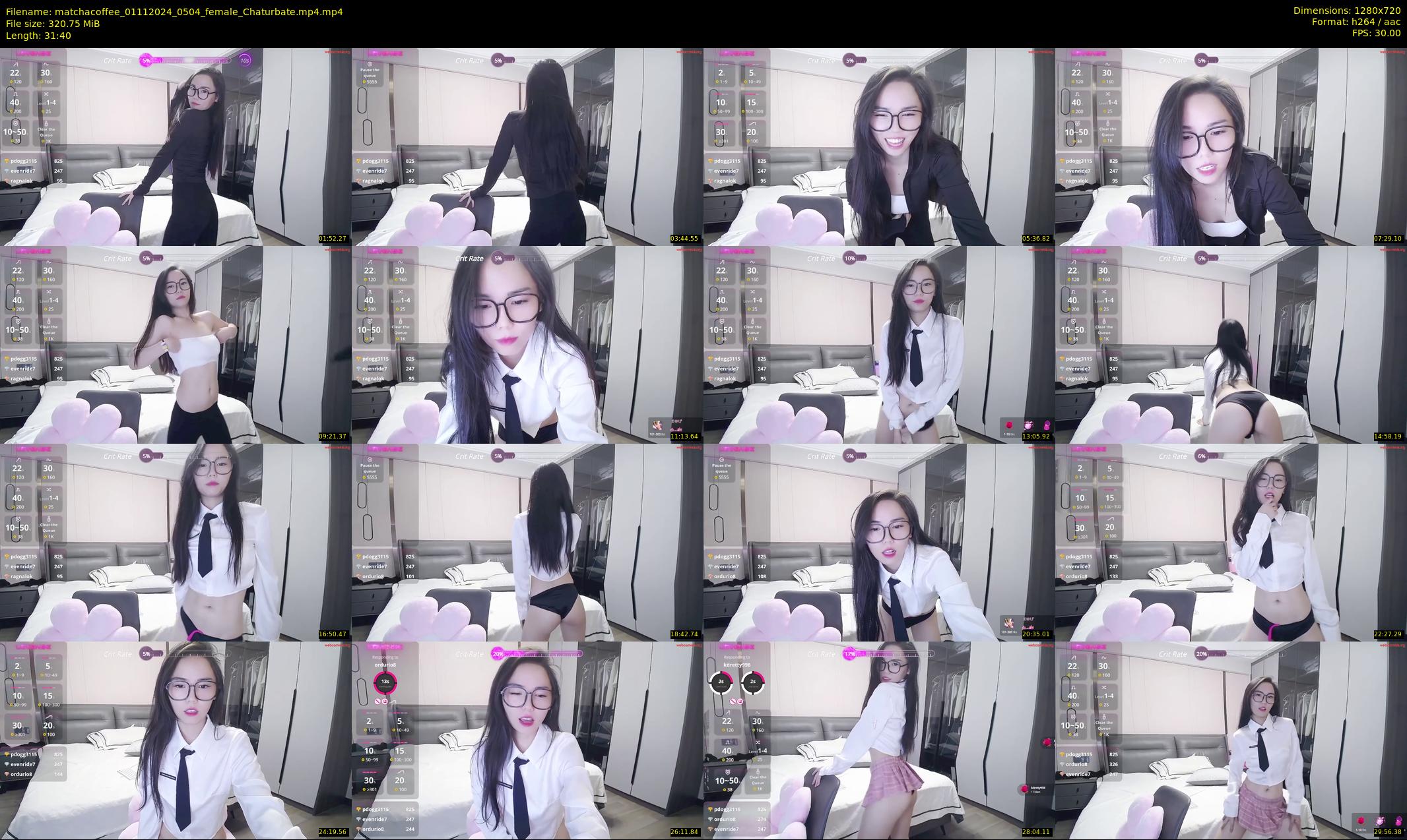 matchacoffee — 32 minute Chaturbate female cam show recording, 720p, Nov 1, 2024