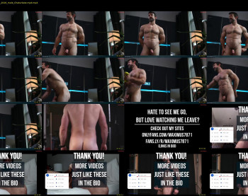 maximus_787 — 6 minute Chaturbate male cam show recording, 720p, Nov 1, 2024