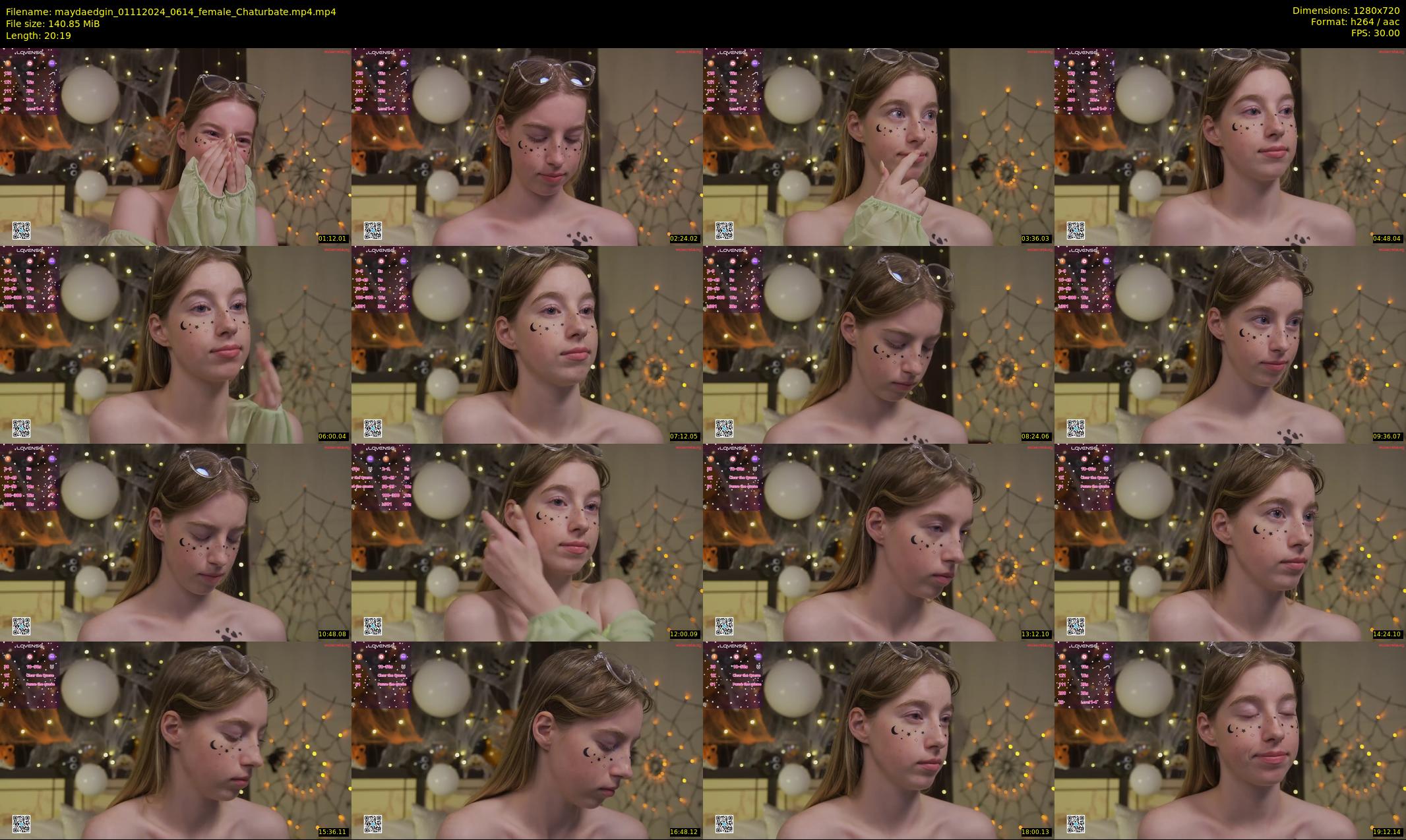 maydaedgin — 21 minute Chaturbate female cam show recording, 720p, Nov 1, 2024