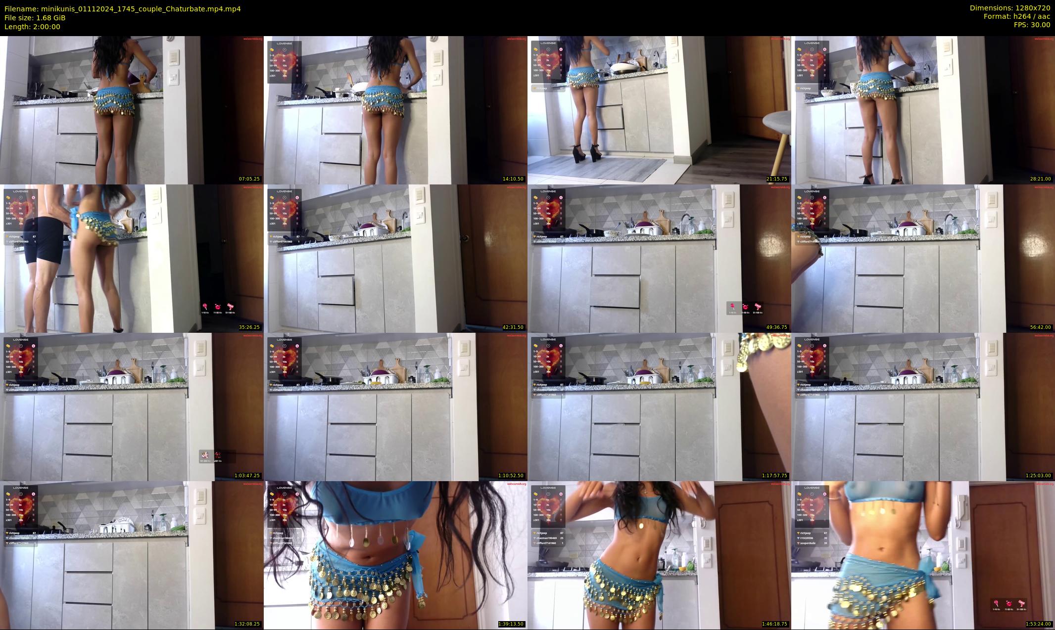 minikunis — 120 minute Chaturbate couple cam show recording, 720p, Nov 1, 2024