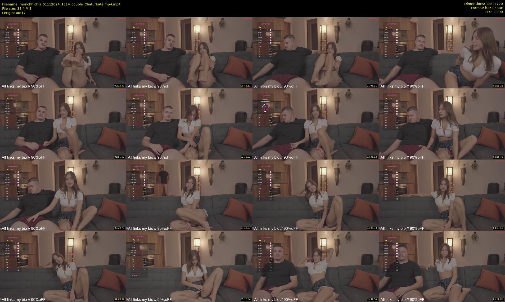 monchhichis — 7 minute Chaturbate couple cam show recording, 720p, Nov 1, 2024
