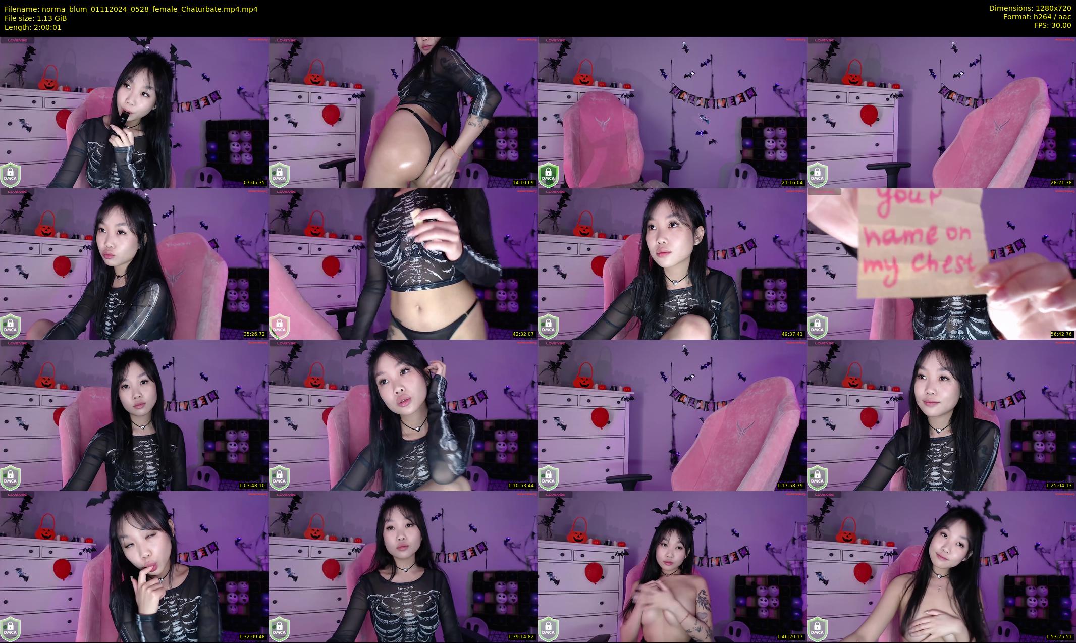 norma_blum — 121 minute Chaturbate female cam show recording, 720p, Nov 1, 2024