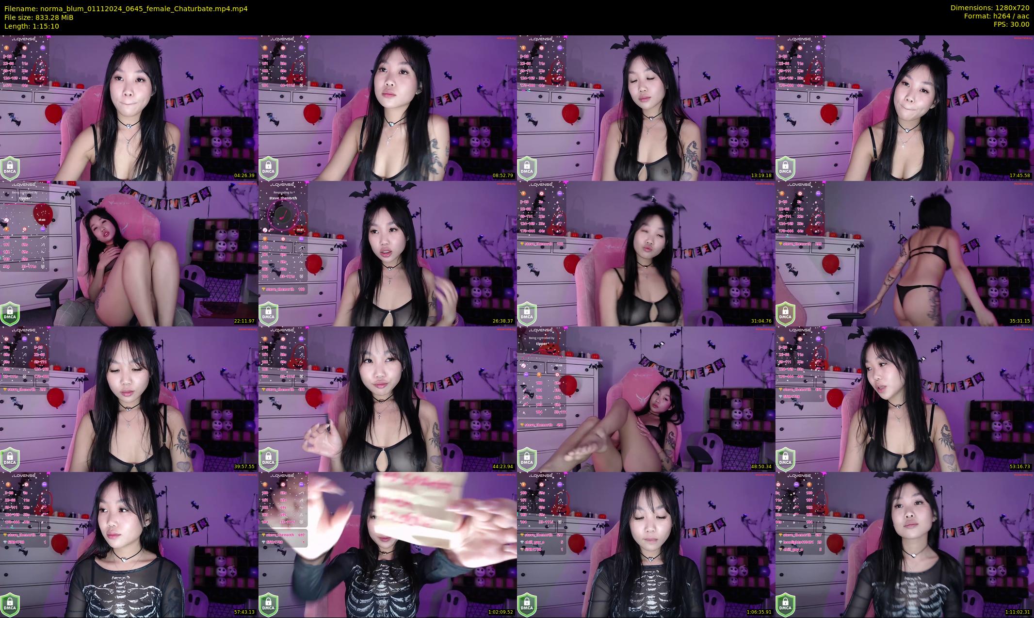 norma_blum — 76 minute Chaturbate female cam show recording, 720p, Nov 1, 2024