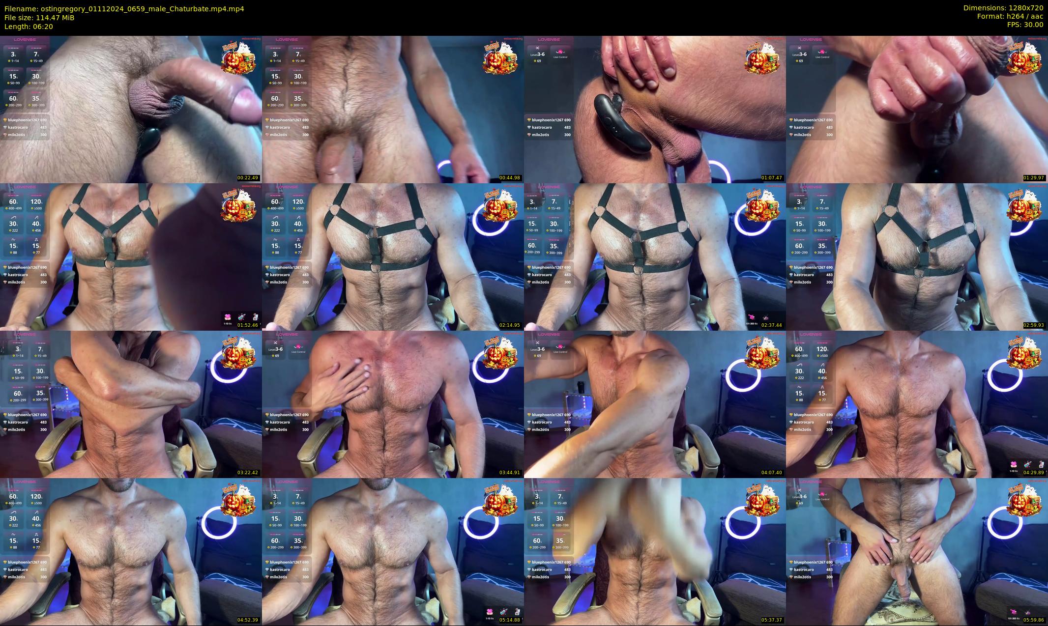 ostingregory — 7 minute Chaturbate male cam show recording, 720p, Nov 1, 2024