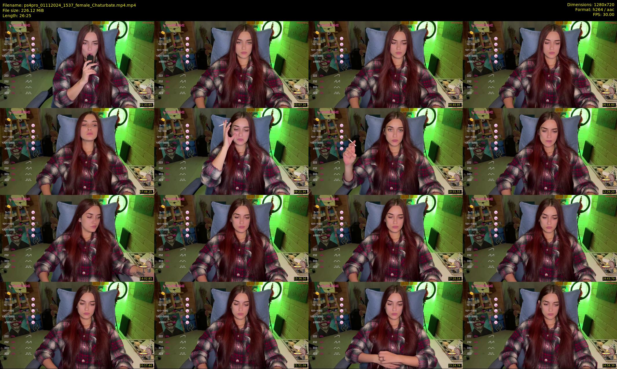 ps4pro — 27 minute Chaturbate female cam show recording, 720p, Nov 1, 2024