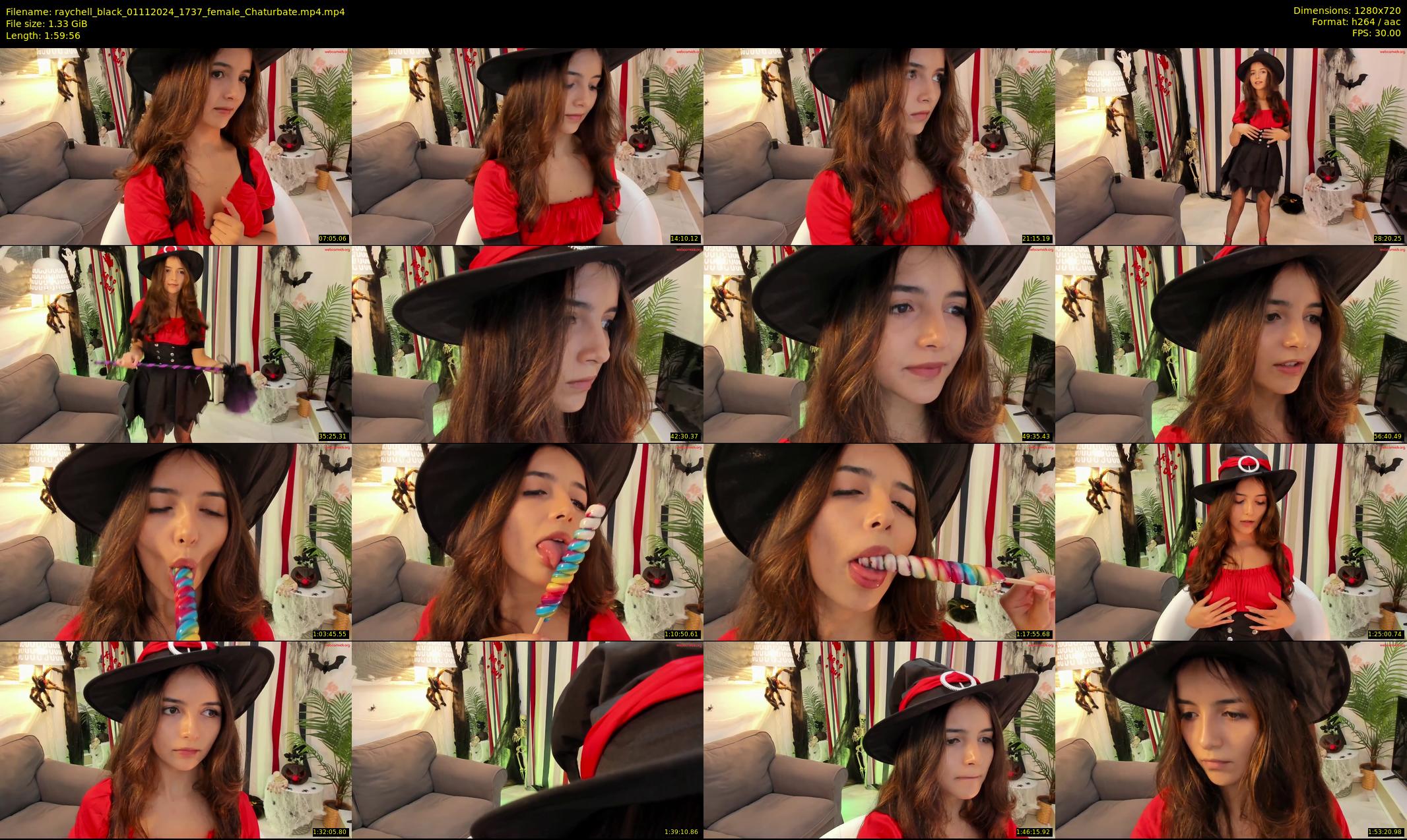 raychell_black — 120 minute Chaturbate female cam show recording, 720p, Nov 1, 2024