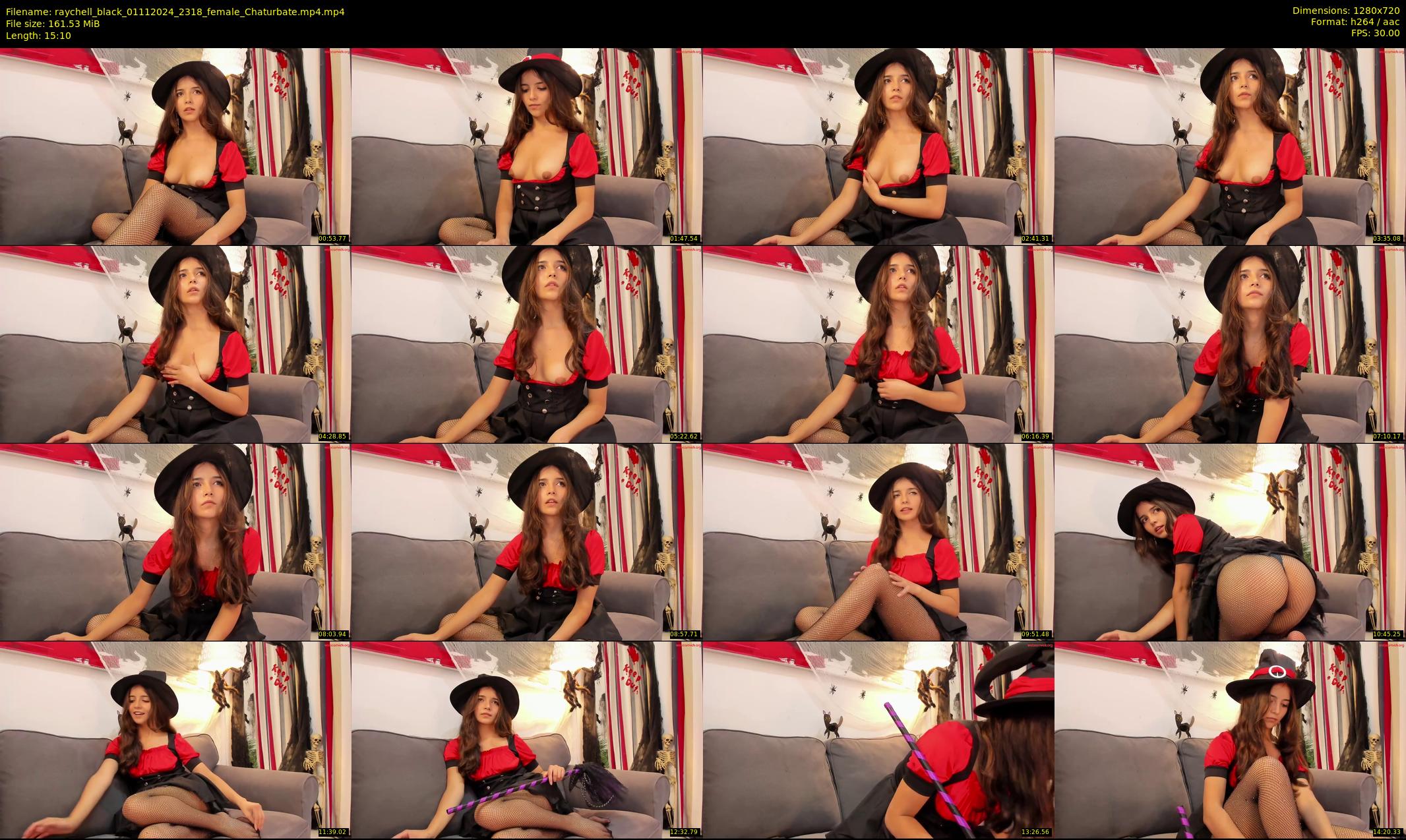 raychell_black — 16 minute Chaturbate female cam show recording, 720p, Nov 1, 2024